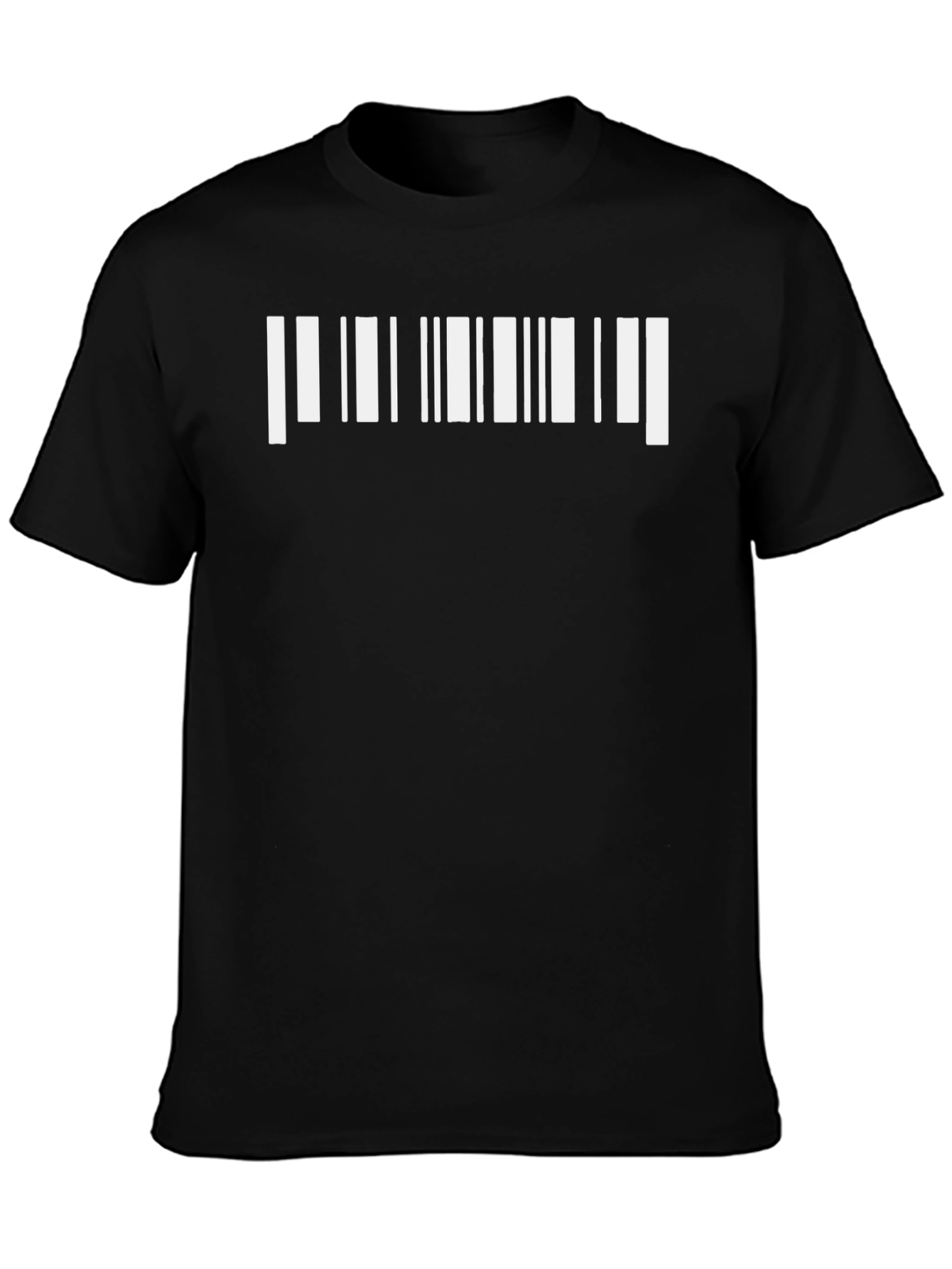 Barcode Graphic Tee - Modern Style