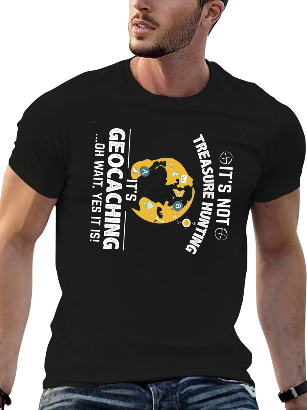 Geocaching T-Shirt - Its Not Treasure Hunting!