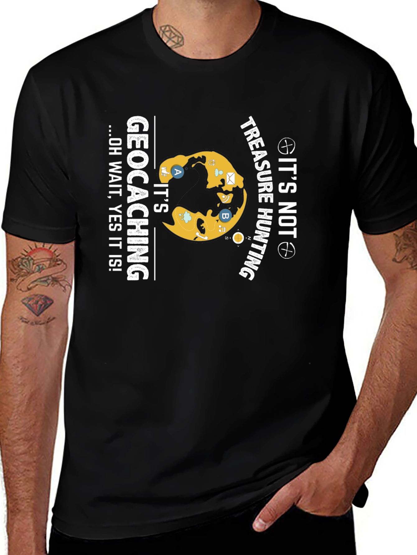 Geocaching T-Shirt - Its Not Treasure Hunting!