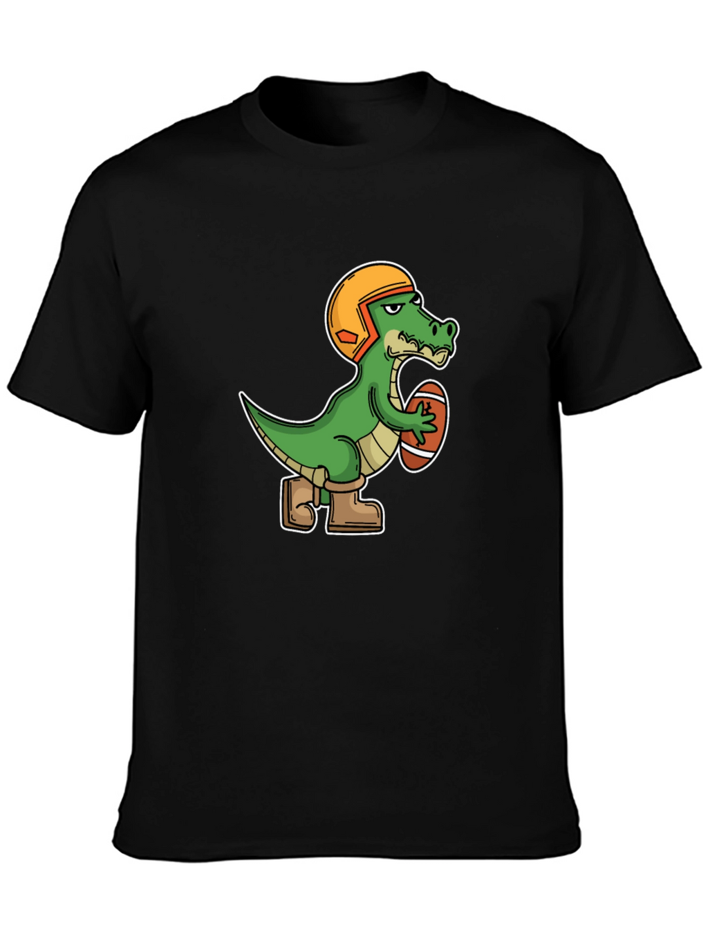 Football Alligator Graphic T-Shirt