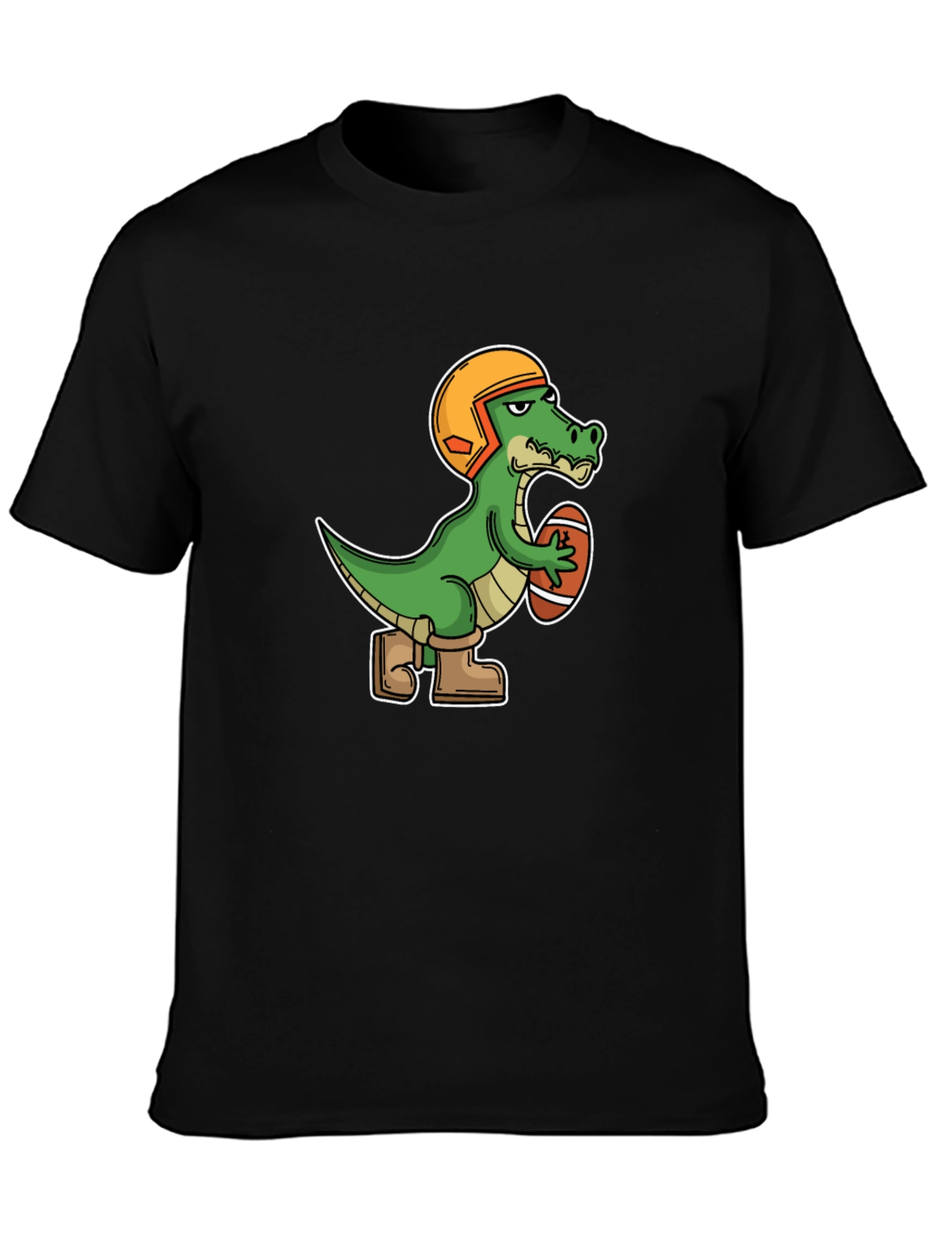 Football Alligator Graphic T-Shirt