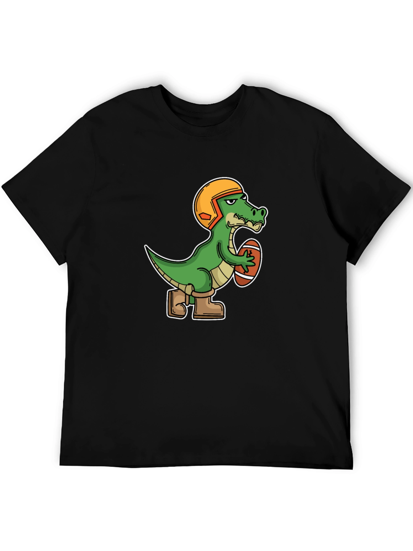 Football Alligator Graphic T-Shirt