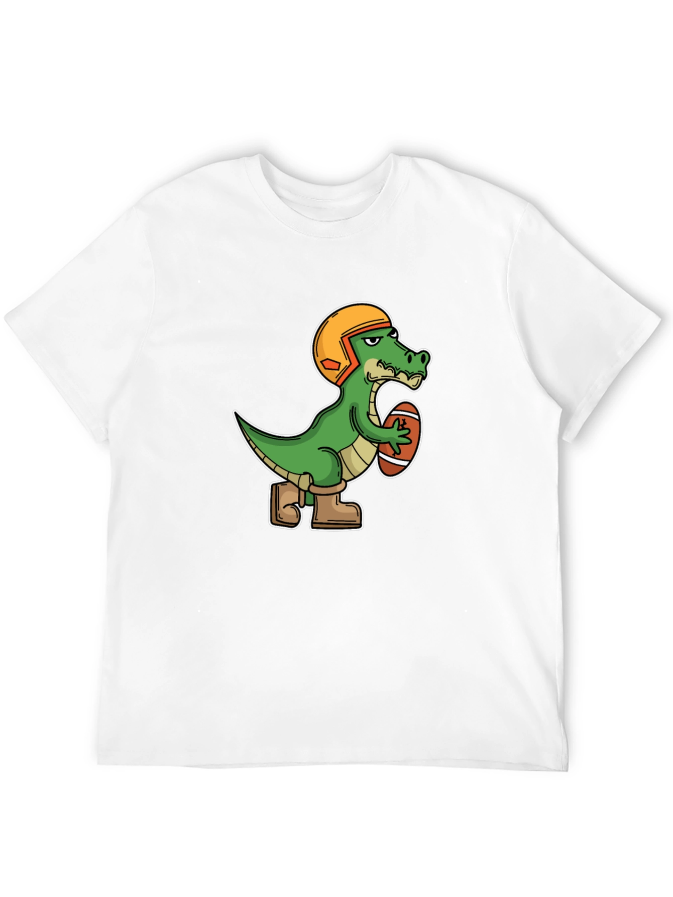 Football Alligator Graphic T-Shirt