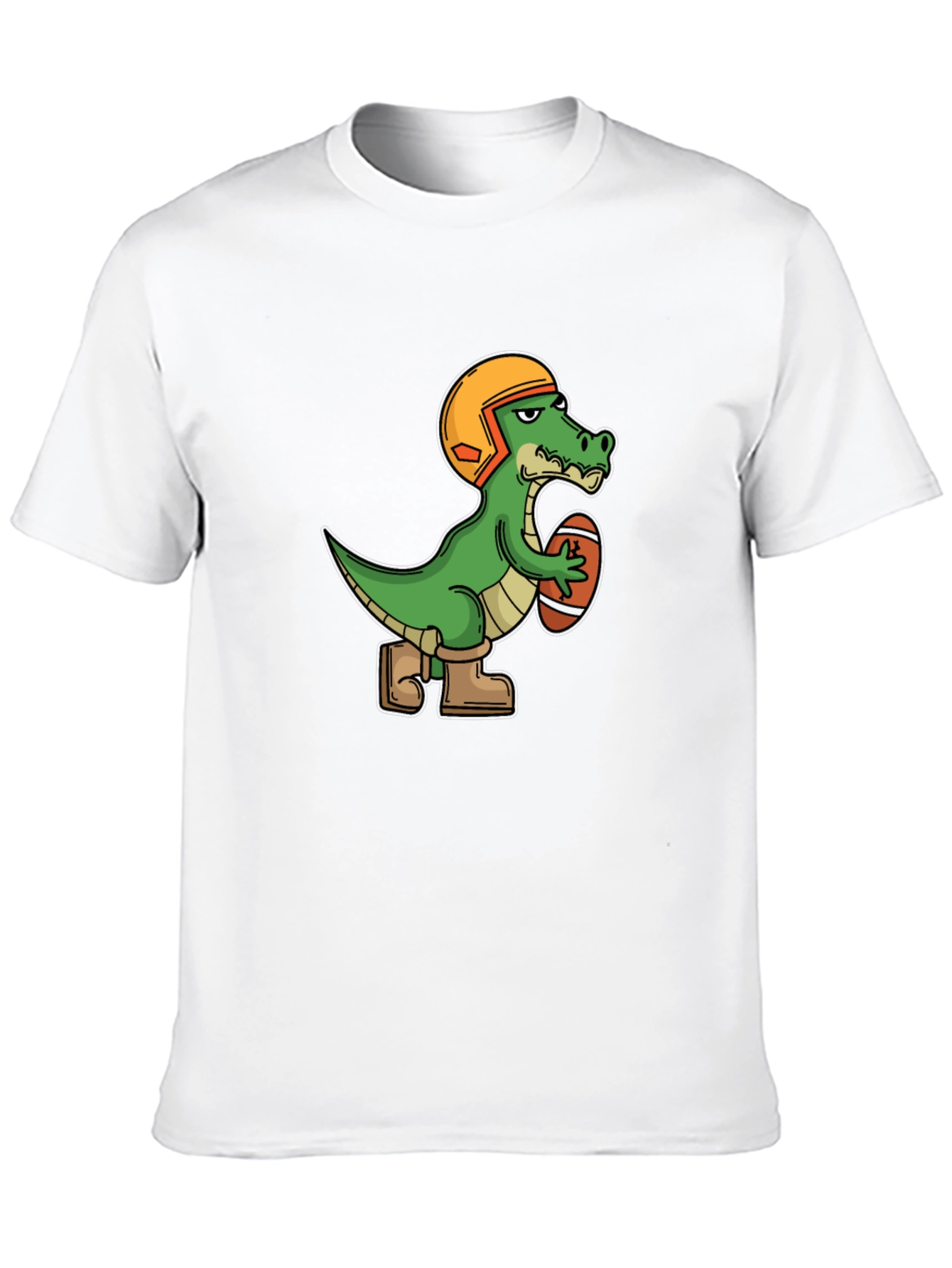 Football Alligator Graphic T-Shirt