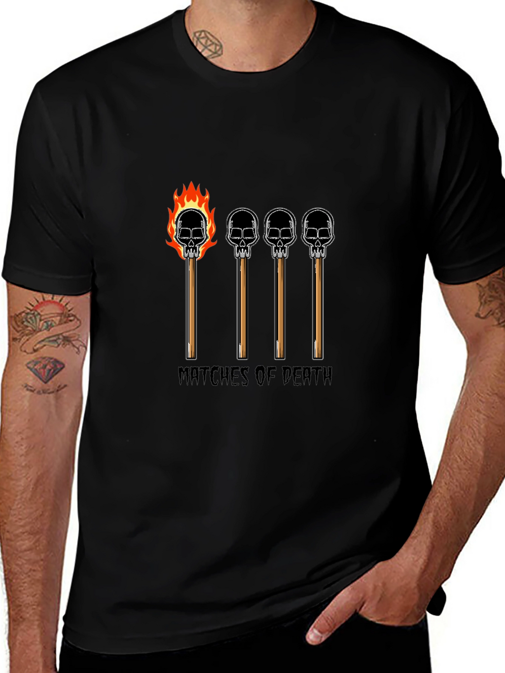 Matches of Death Graphic T-Shirt