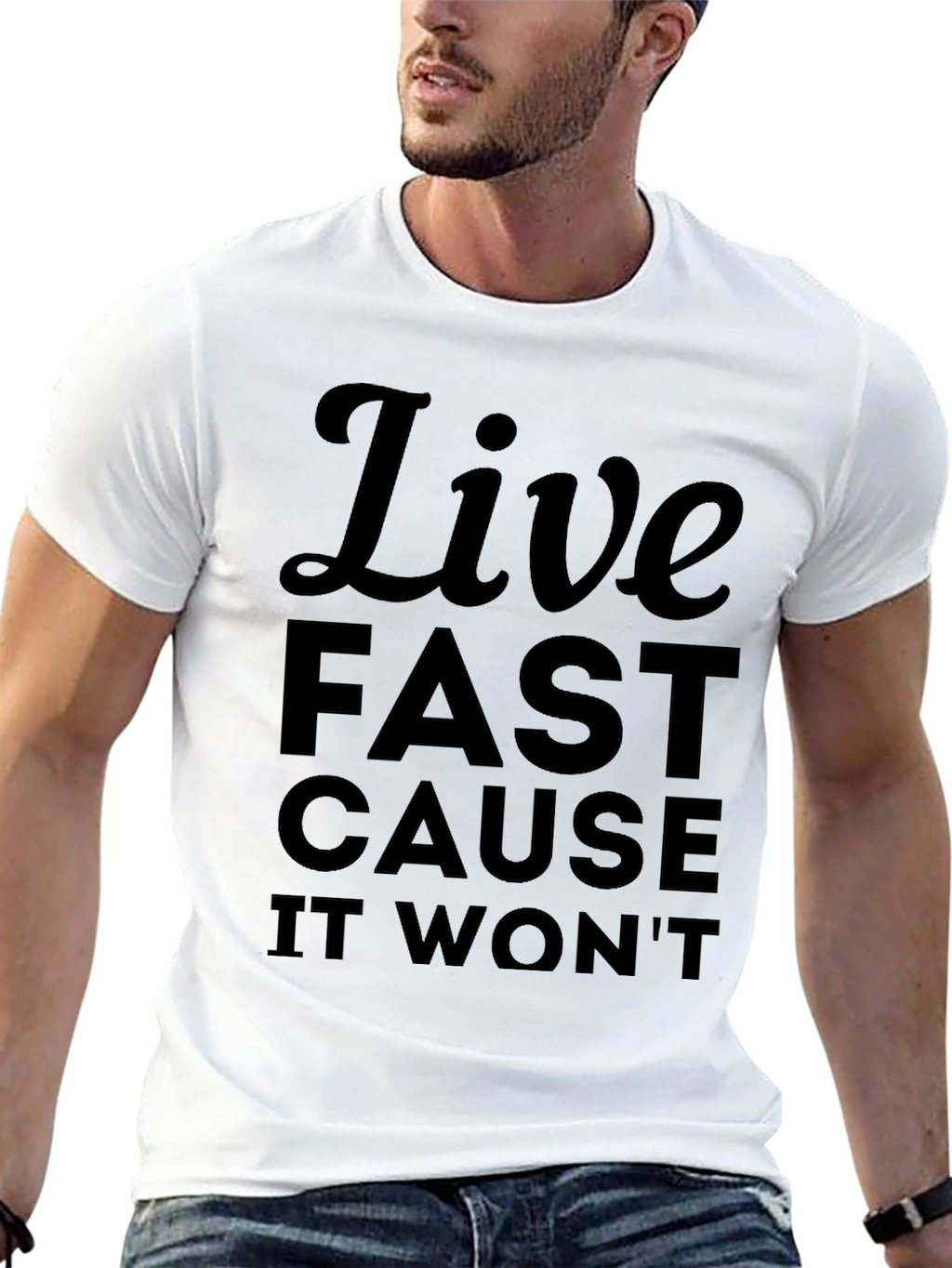 Live Fast T-Shirt - Bold Graphic Tee