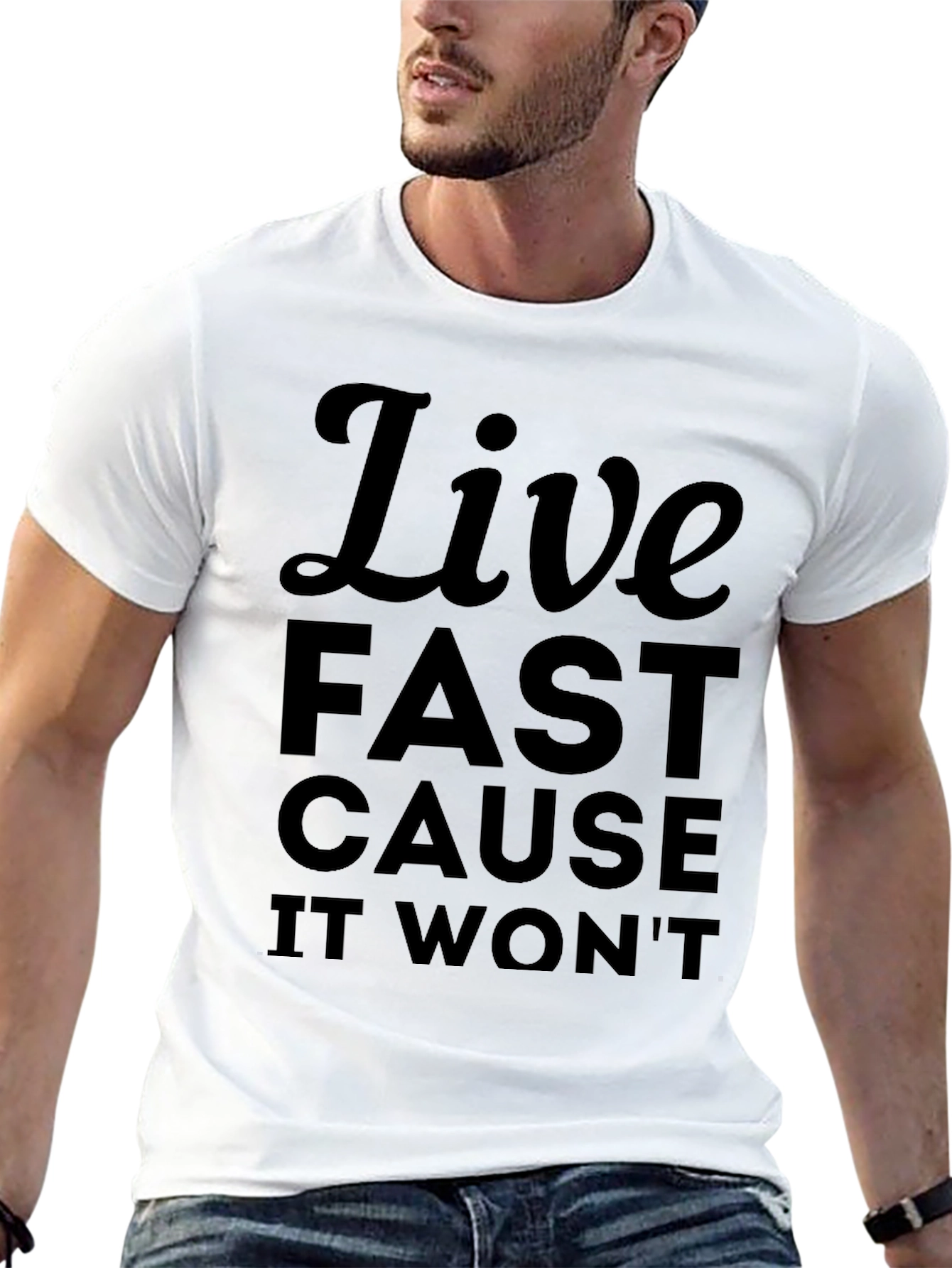 Live Fast T-Shirt - Bold Graphic Tee