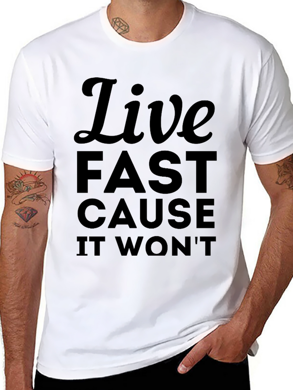Live Fast T-Shirt - Bold Graphic Tee