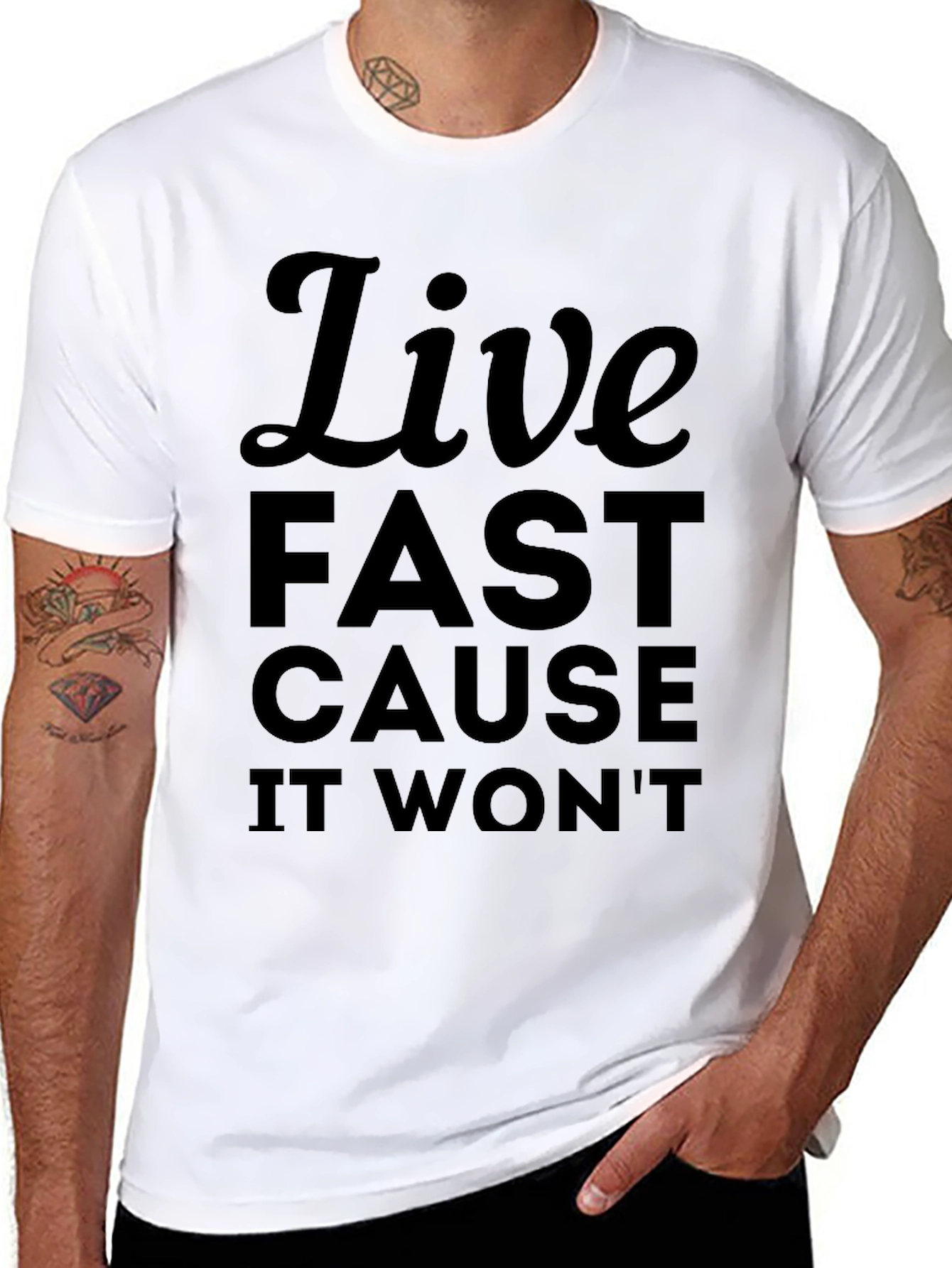 Live Fast T-Shirt - Bold Graphic Tee