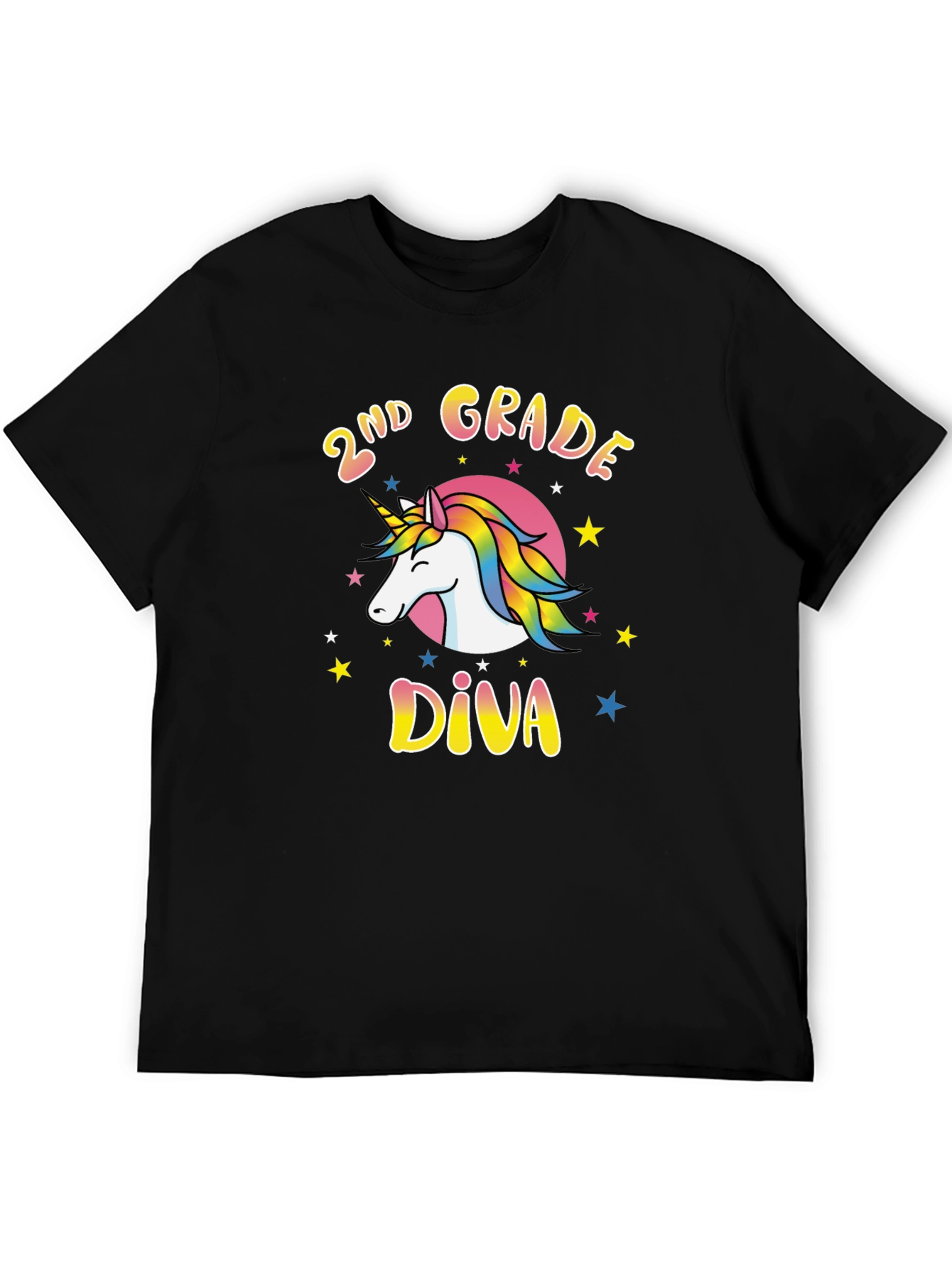 2nd Grade Diva Unicorn T-Shirt
