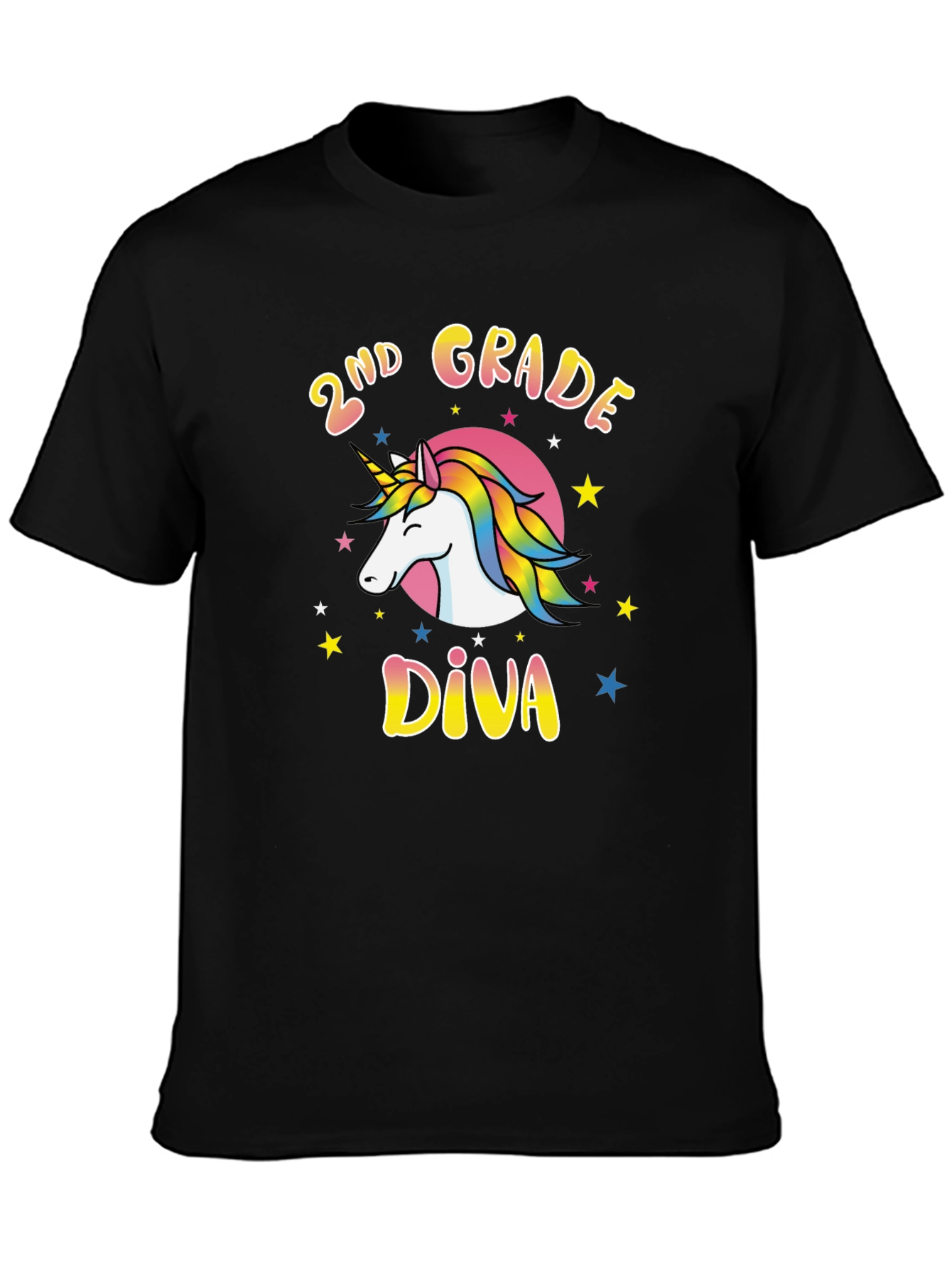 2nd Grade Diva Unicorn T-Shirt
