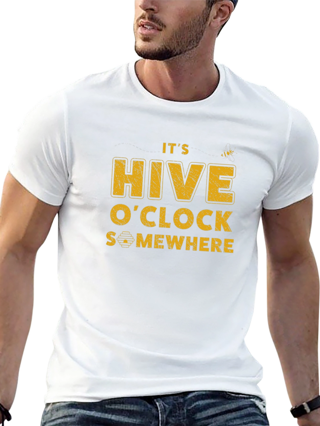 Its Hive OClock Somewhere Graphic Tee