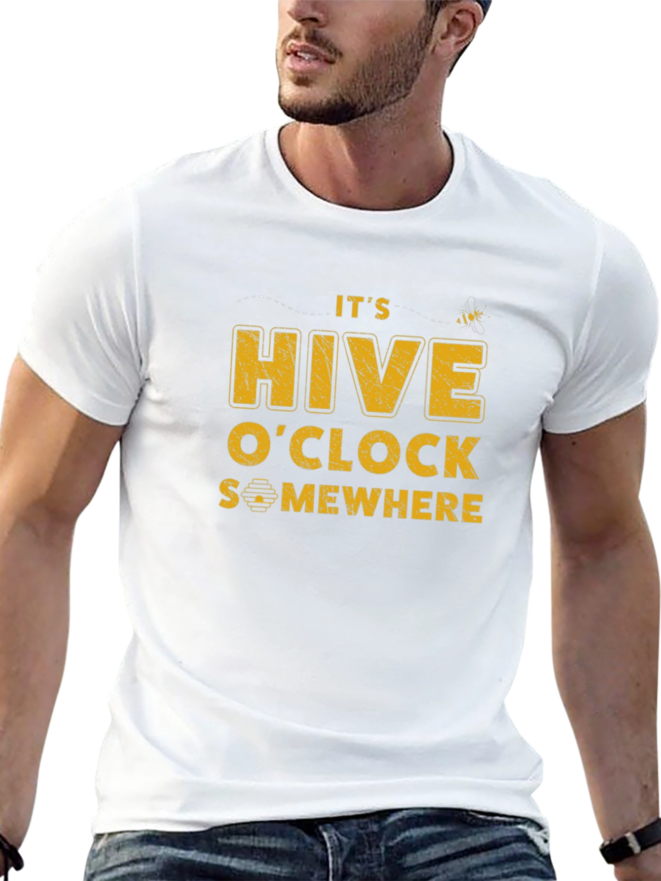 Its Hive OClock Somewhere Graphic Tee