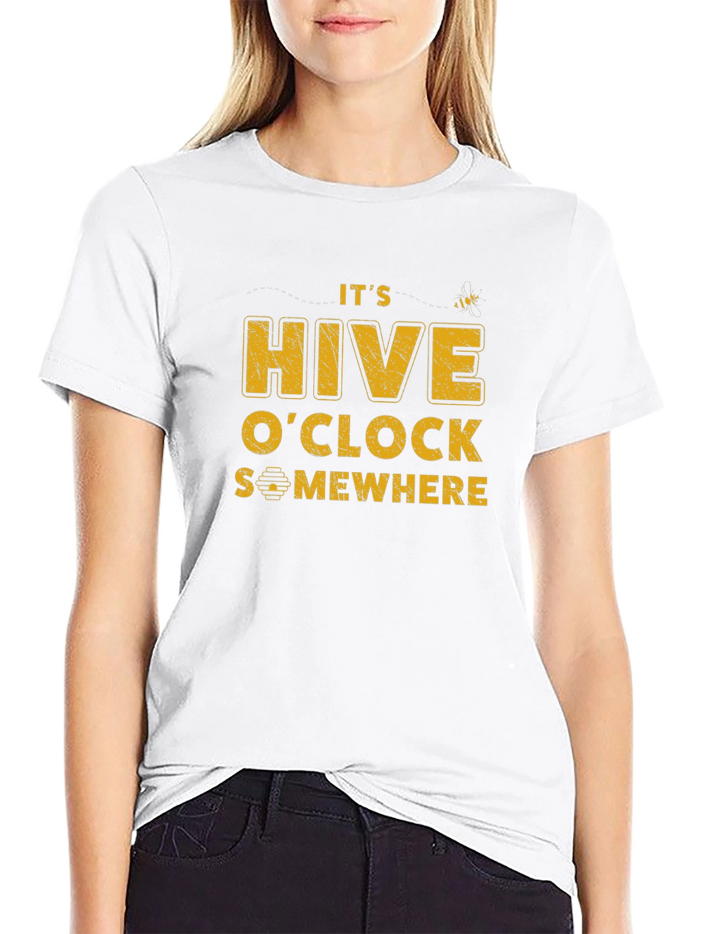 Its Hive OClock Somewhere Graphic Tee