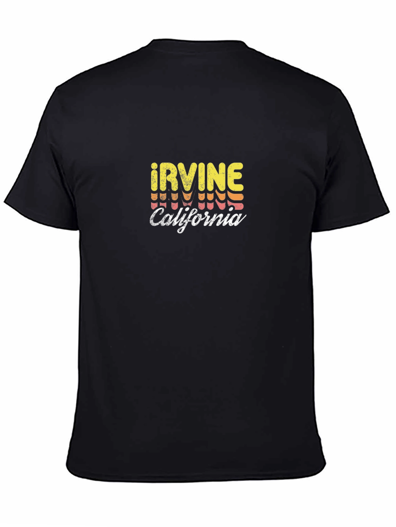 Irvine California Retro T-Shirt - Black