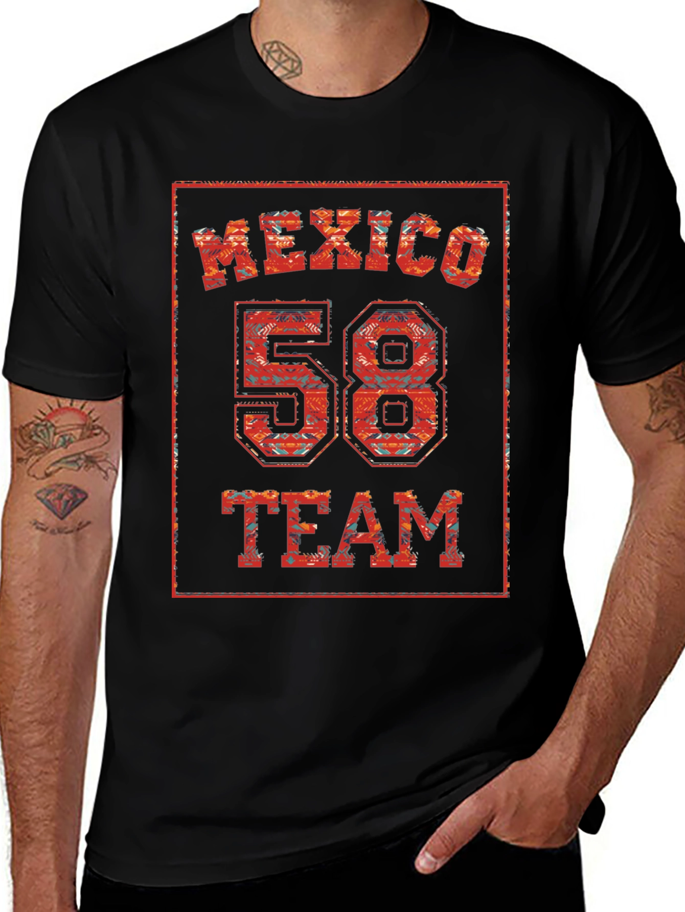 Mexico 58 Team Graphic T-Shirt