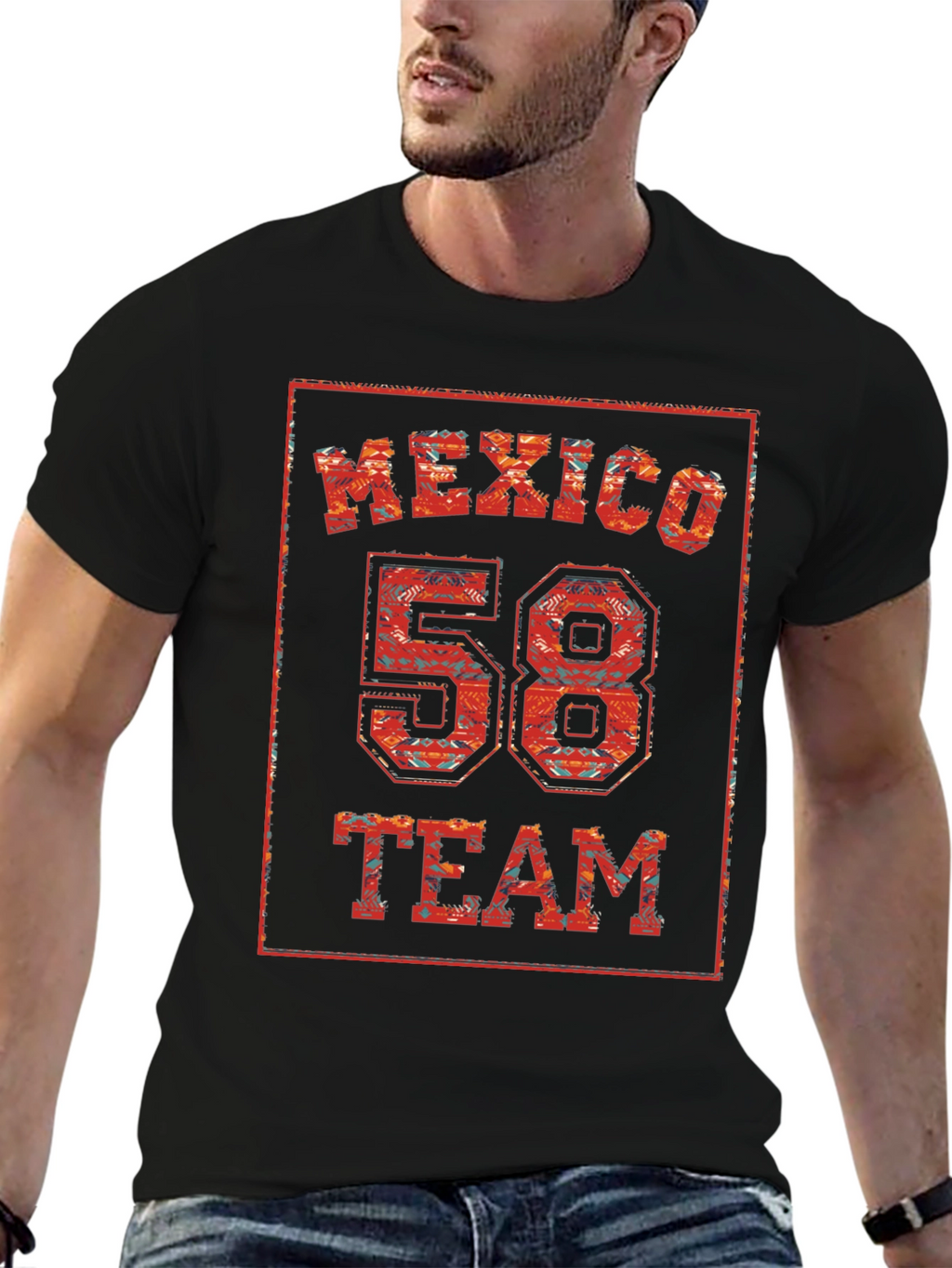 Mexico 58 Team Graphic T-Shirt