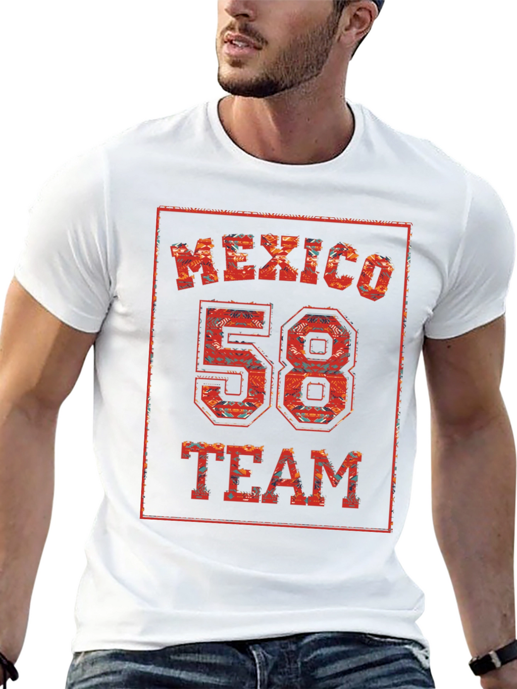 Mexico 58 Team Graphic T-Shirt