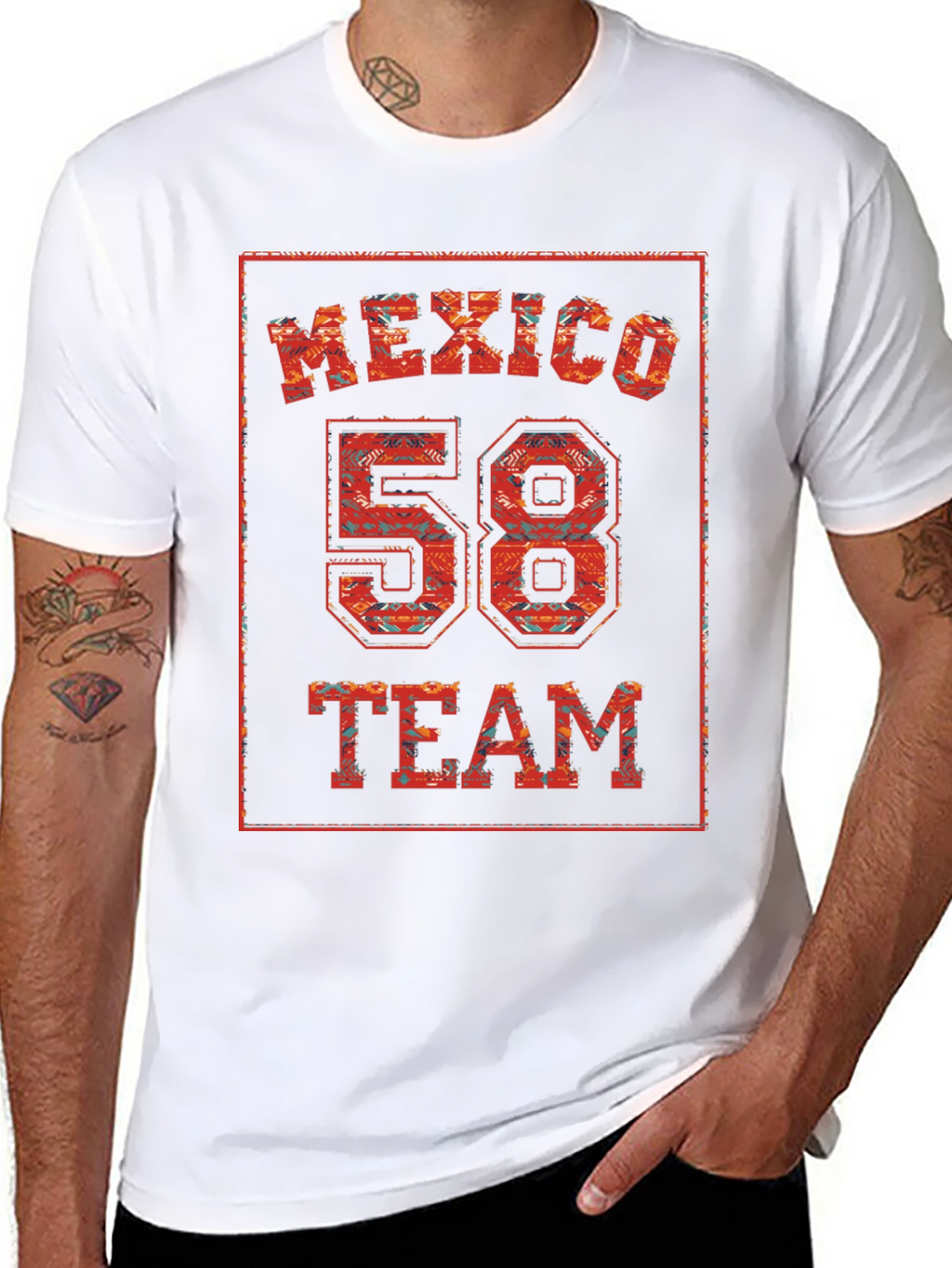 Mexico 58 Team Graphic T-Shirt