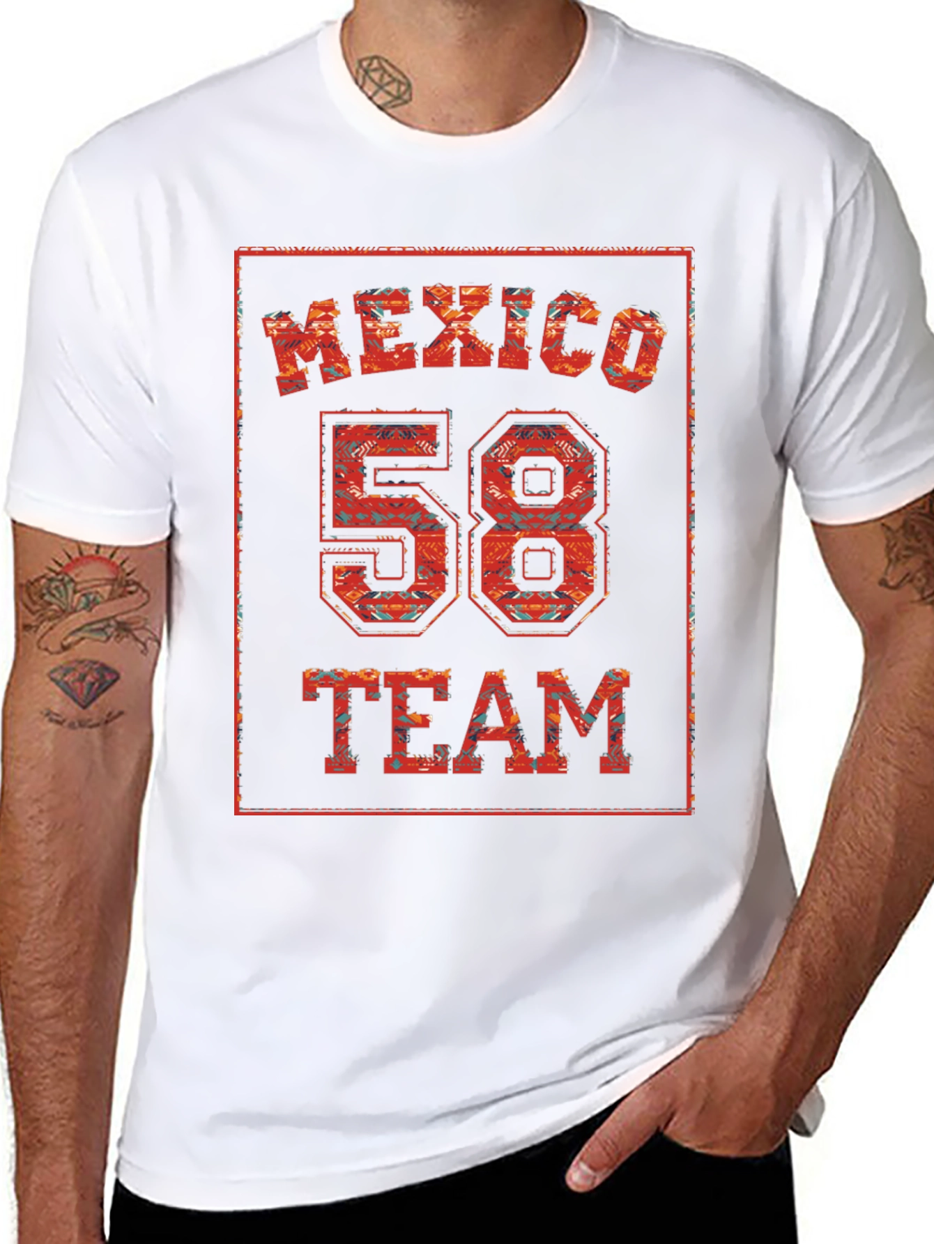 Mexico 58 Team Graphic T-Shirt