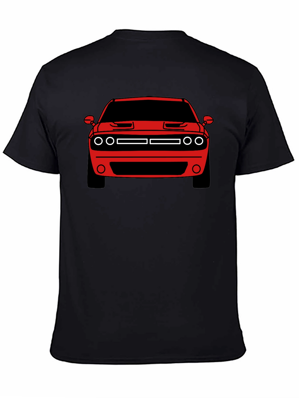 Muscle Car Graphic Tee - Red Challenger