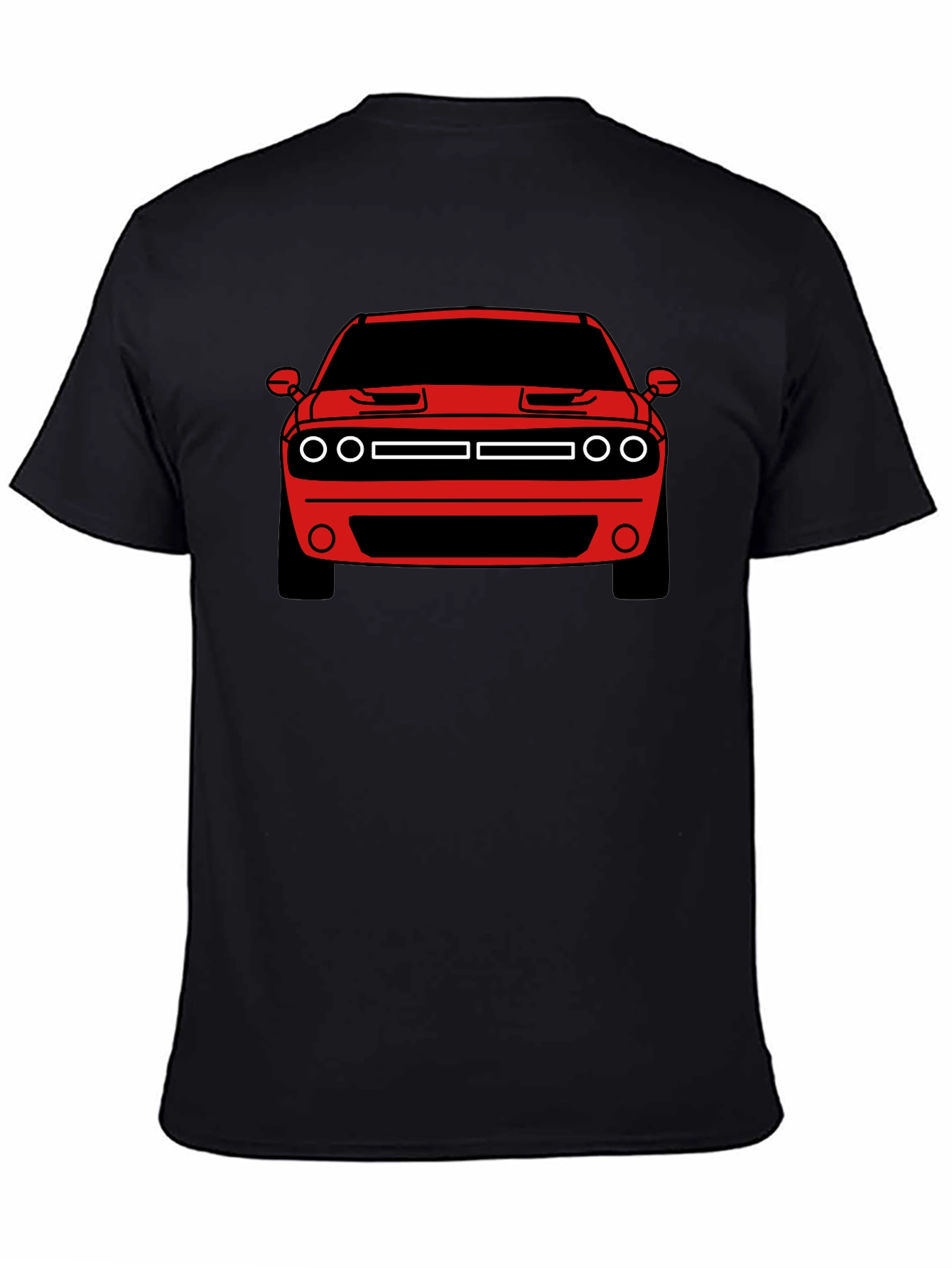 Muscle Car Graphic Tee - Red Challenger