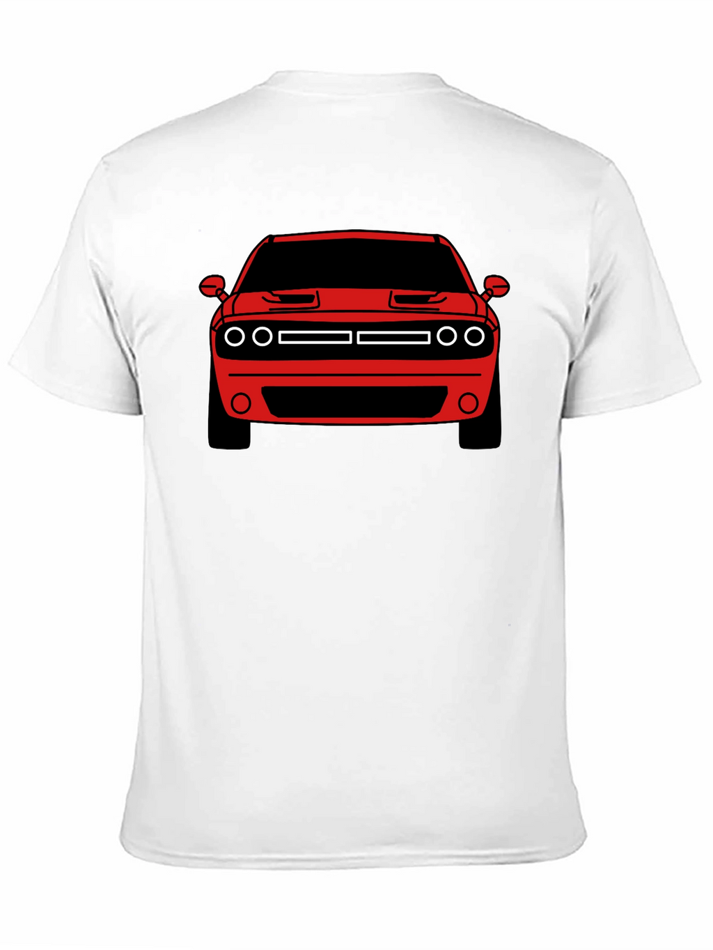 Muscle Car Graphic Tee - Red Challenger