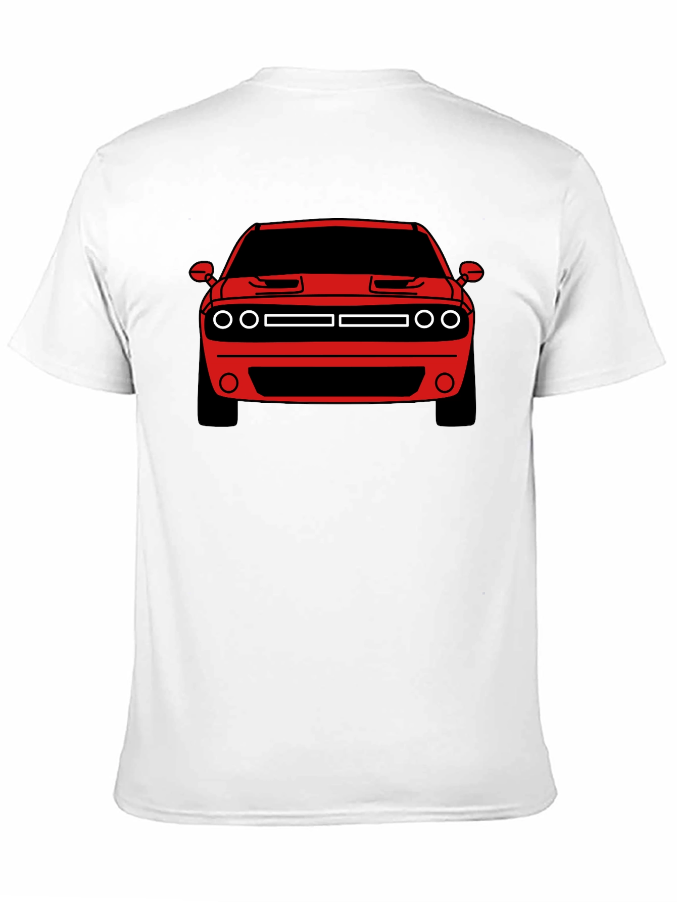 Muscle Car Graphic Tee - Red Challenger