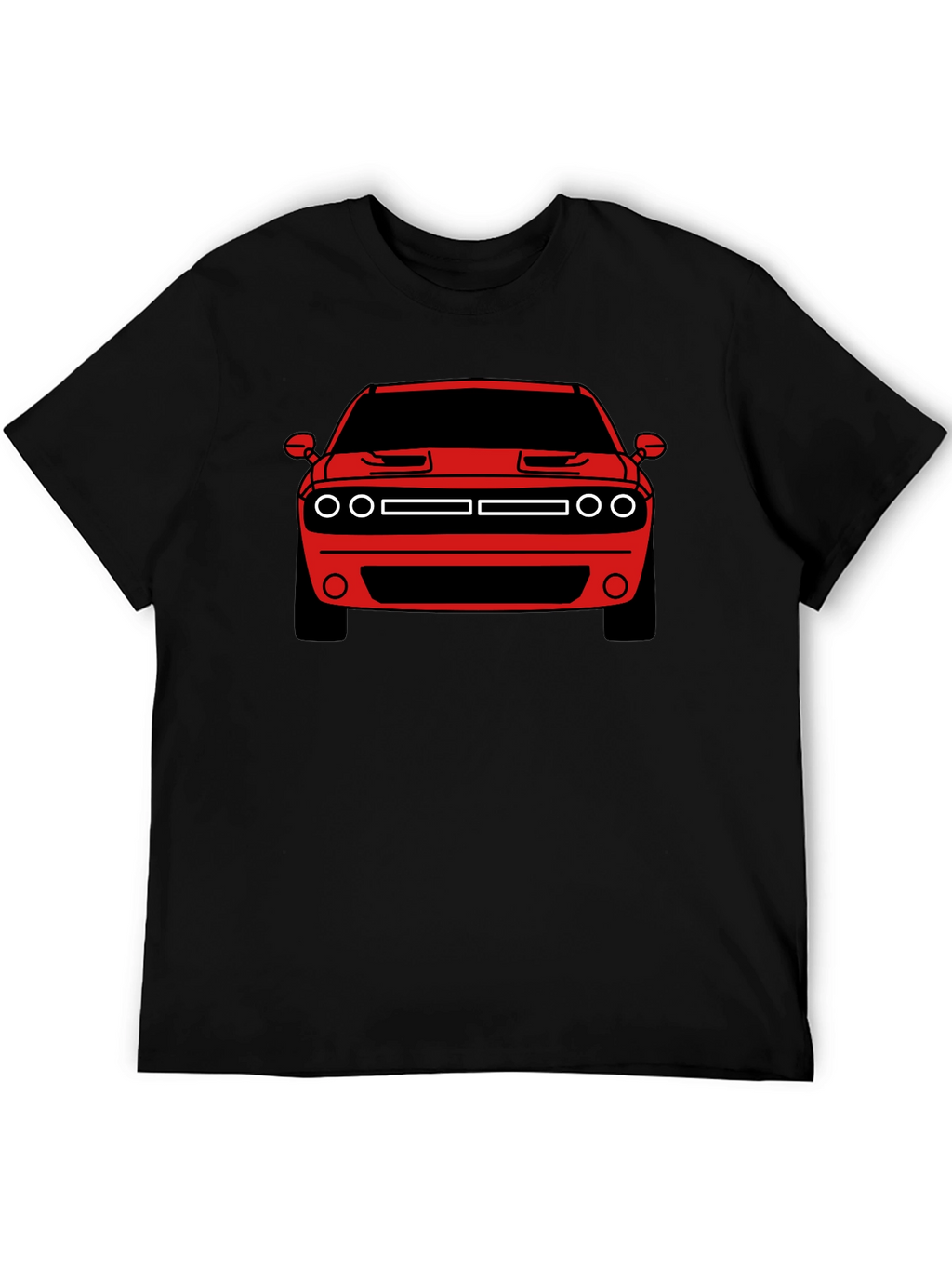 Muscle Car Graphic Tee - Red Challenger