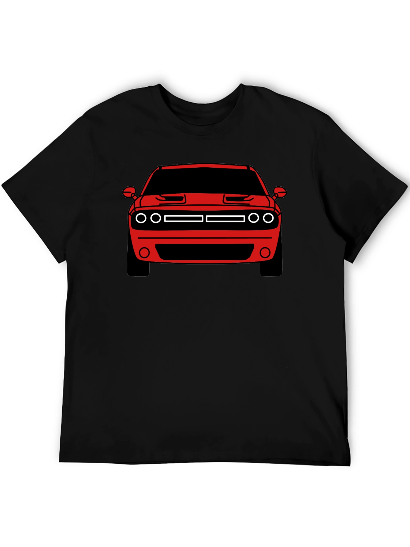 Muscle Car Graphic Tee - Red Challenger