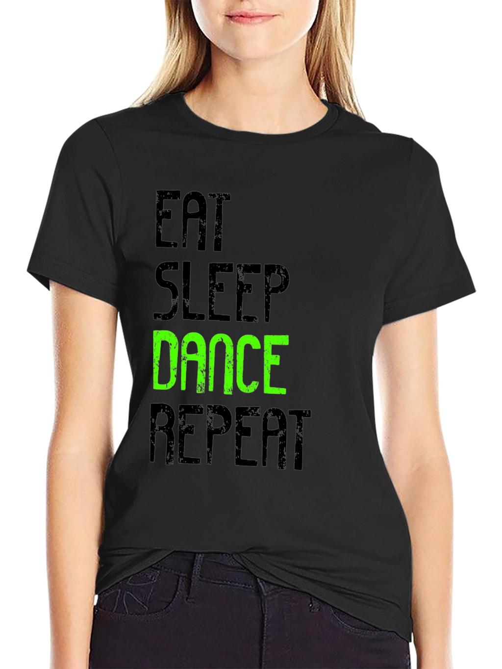 Eat Sleep Dance Repeat Graphic Tee