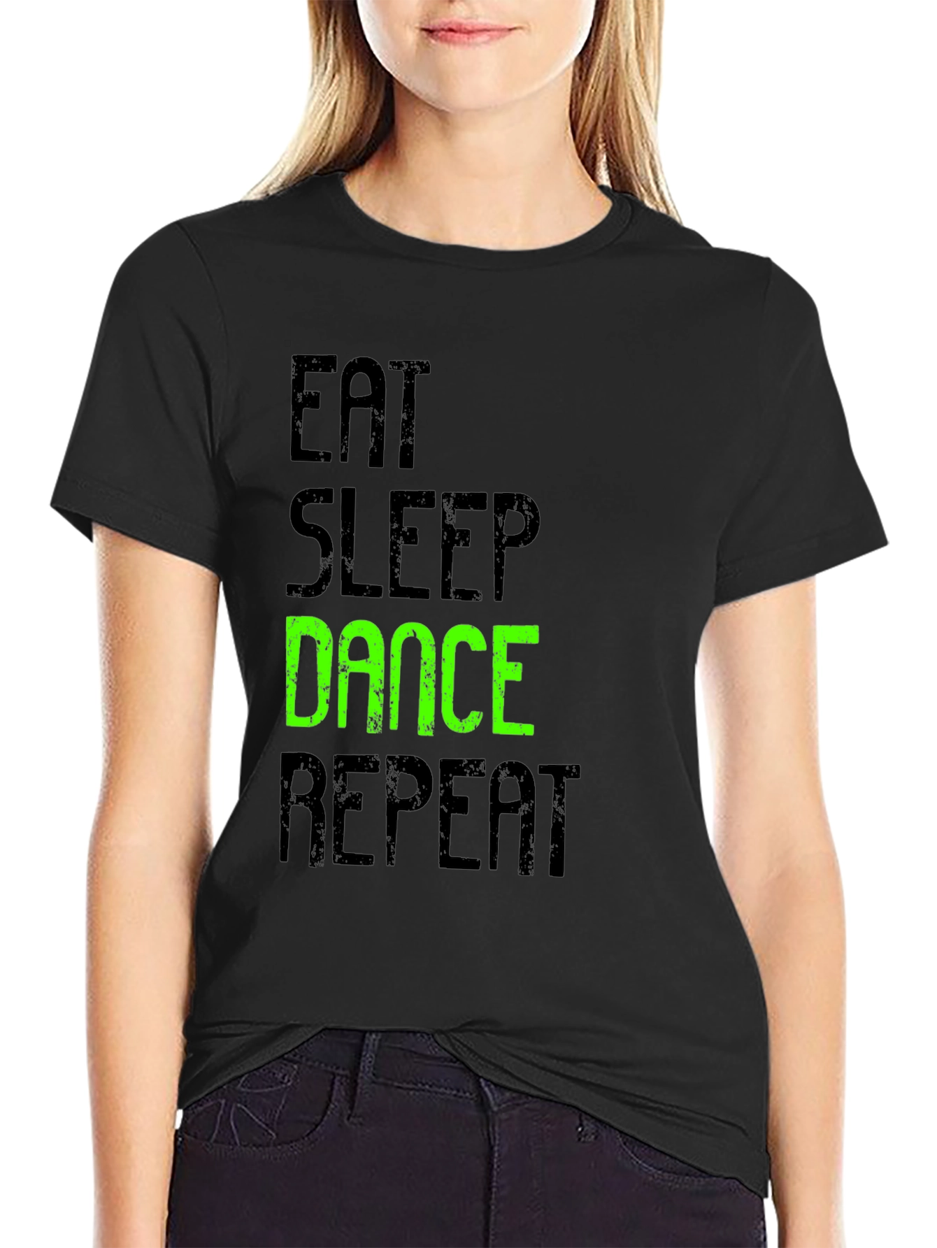 Eat Sleep Dance Repeat Graphic Tee