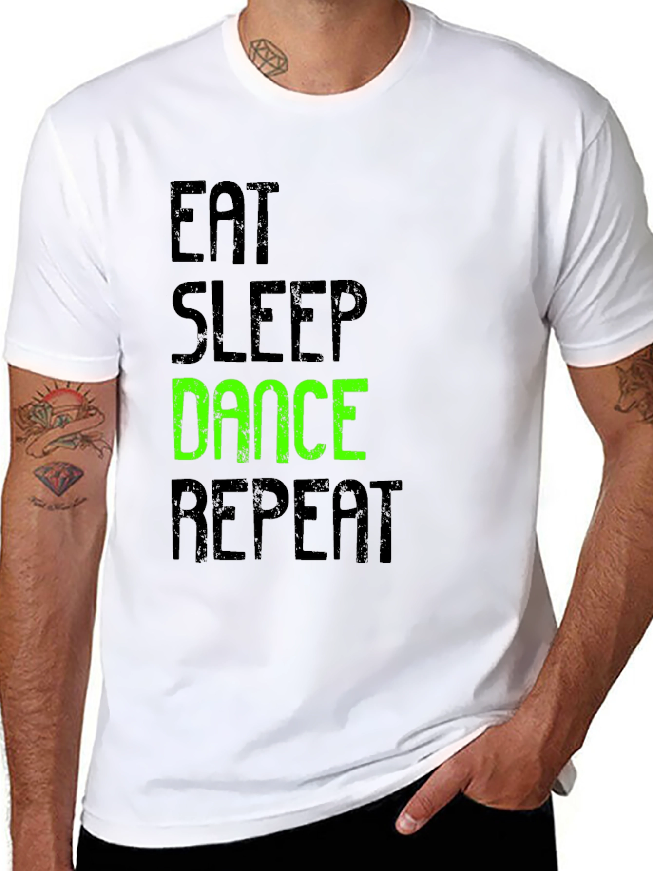 Eat Sleep Dance Repeat Graphic Tee