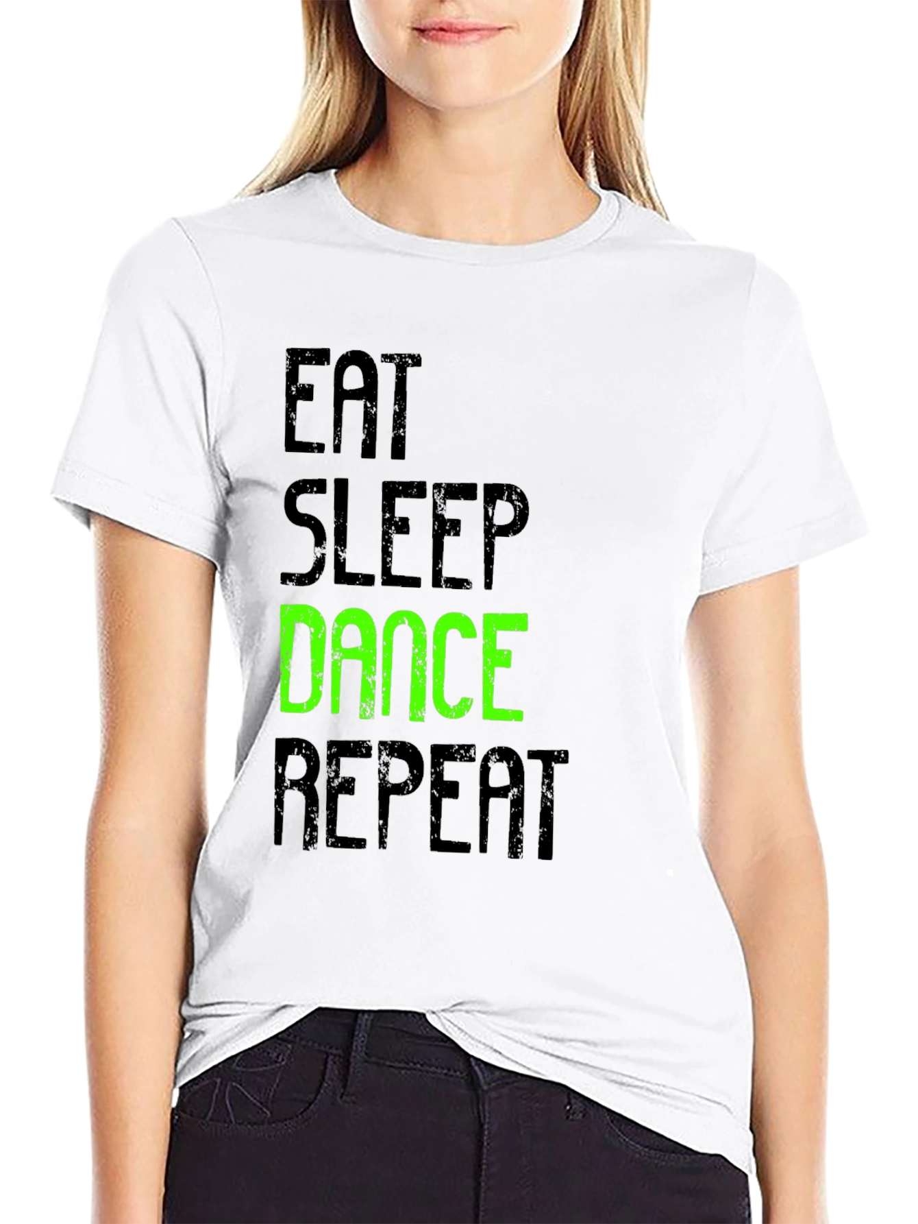 Eat Sleep Dance Repeat Graphic Tee