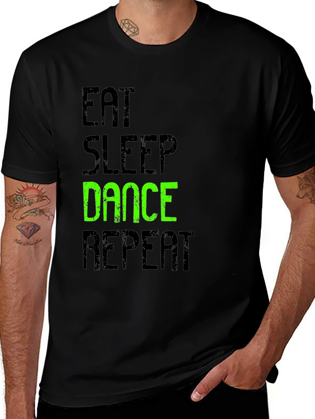 Eat Sleep Dance Repeat Graphic Tee
