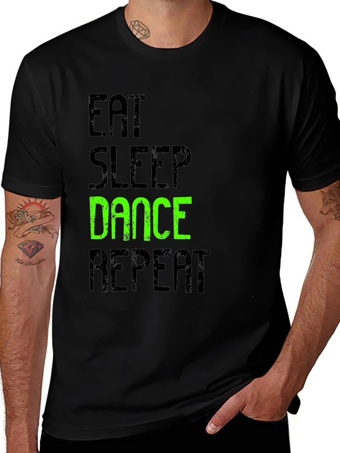 Eat Sleep Dance Repeat Graphic Tee