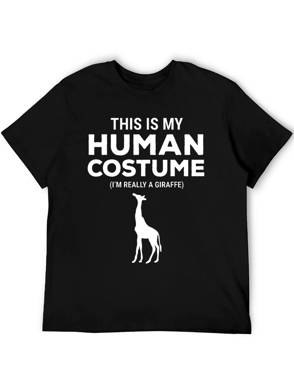 Funny Giraffe Costume T-Shirt - Human Costume