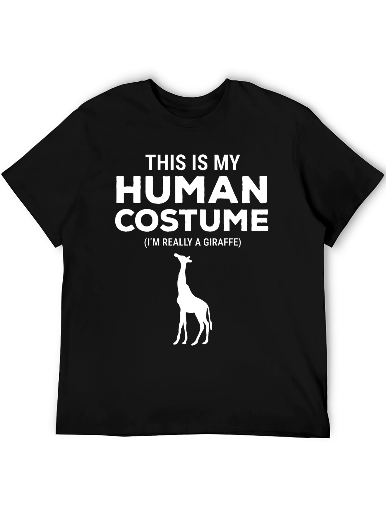 Funny Giraffe Costume T-Shirt - Human Costume