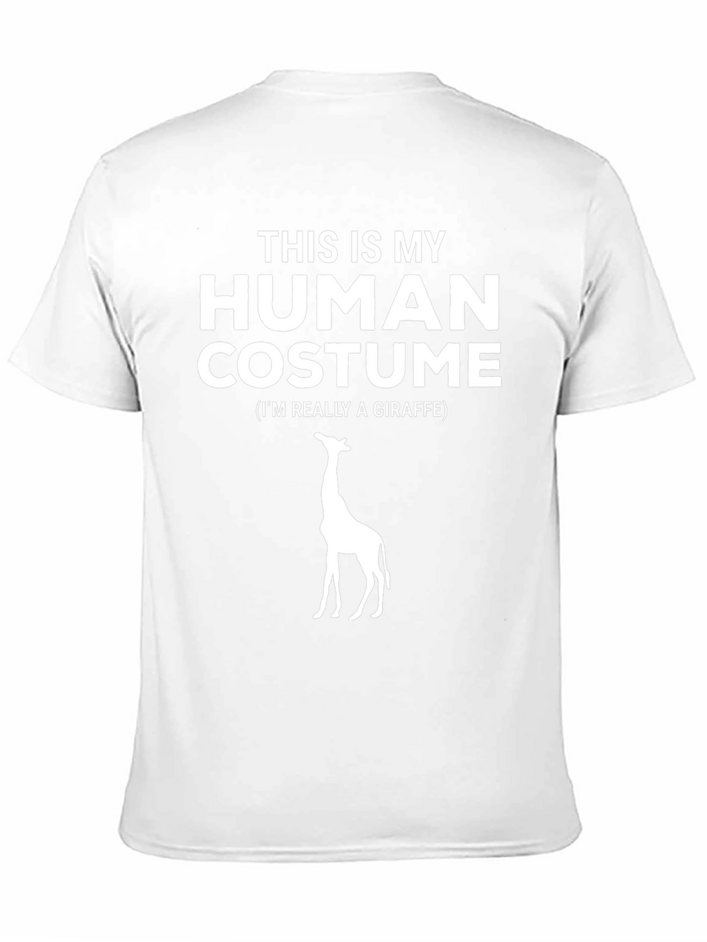 Funny Giraffe Costume T-Shirt - Human Costume
