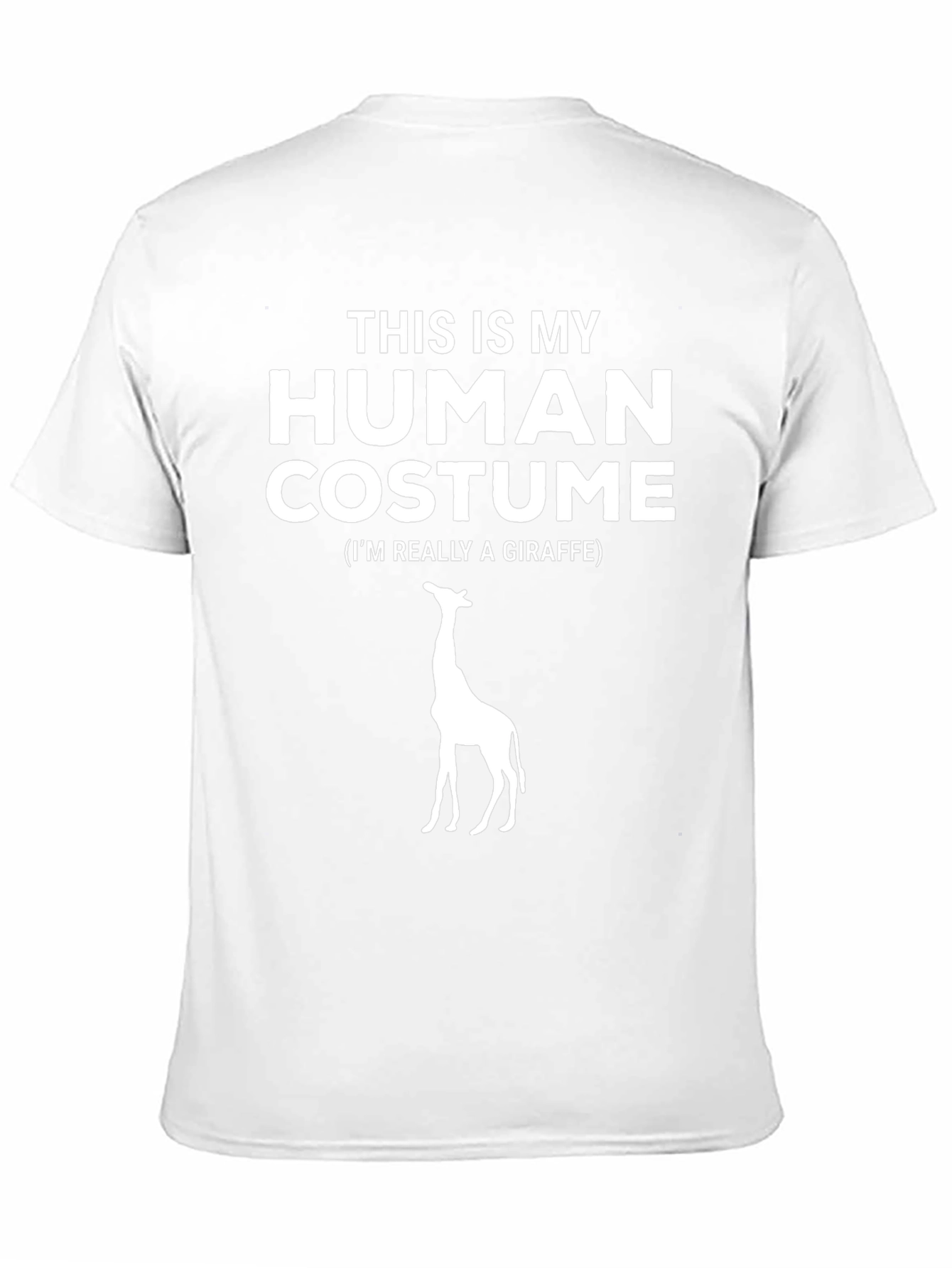 Funny Giraffe Costume T-Shirt - Human Costume