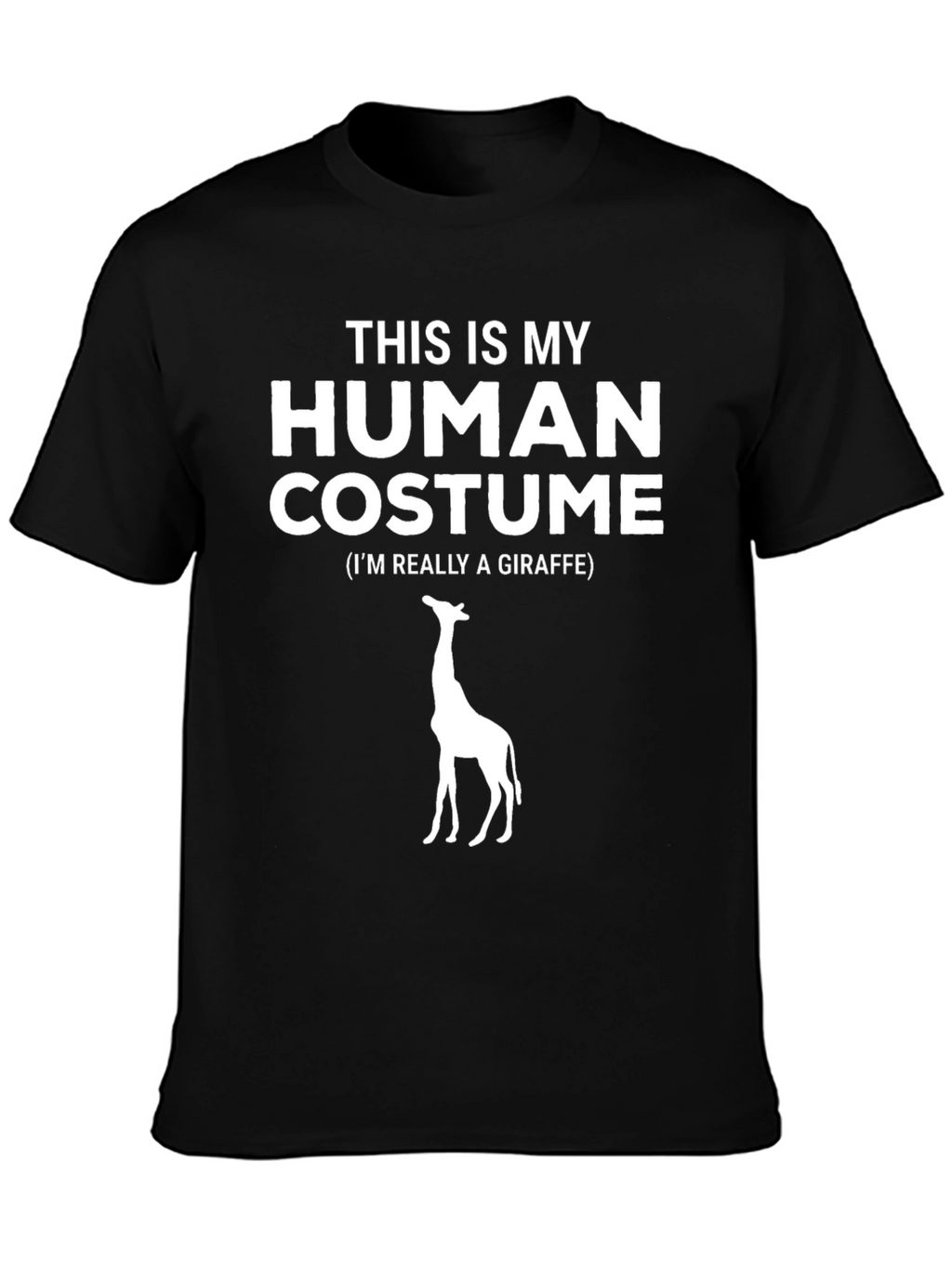 Funny Giraffe Costume T-Shirt - Human Costume