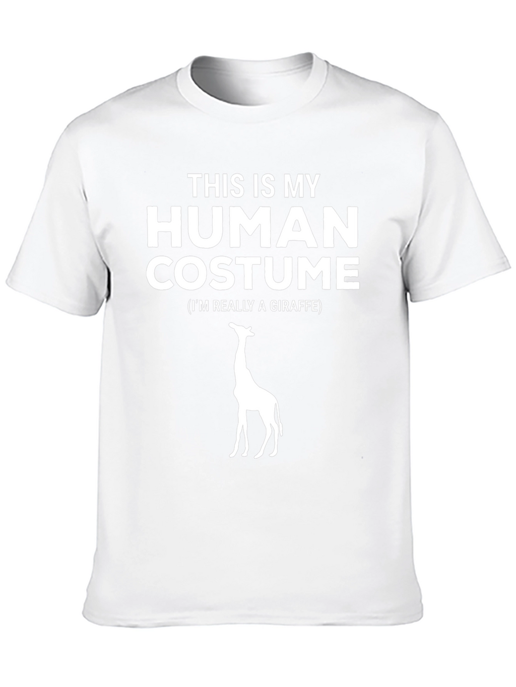 Funny Giraffe Costume T-Shirt - Human Costume