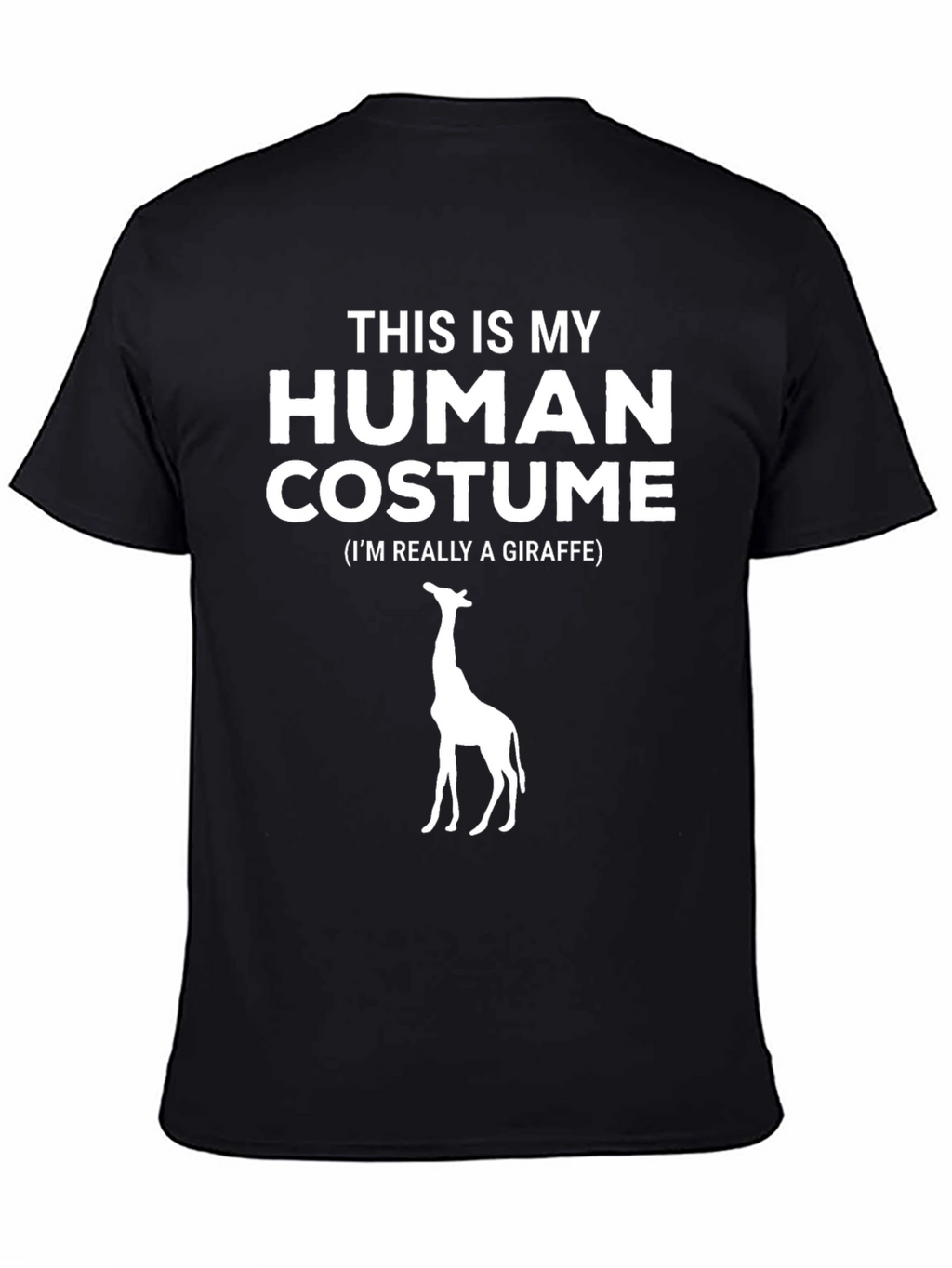 Funny Giraffe Costume T-Shirt - Human Costume