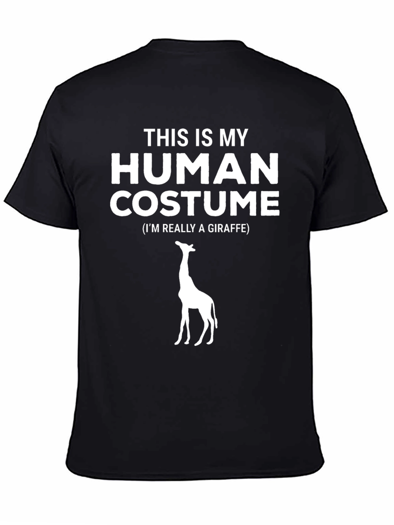 Funny Giraffe Costume T-Shirt - Human Costume