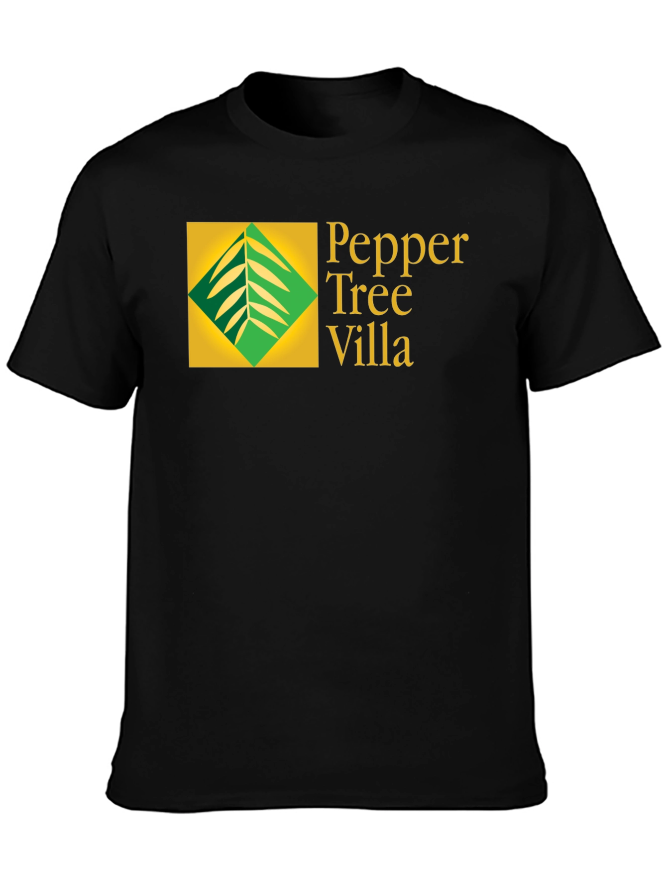 Pepper Tree Villa Black Tee