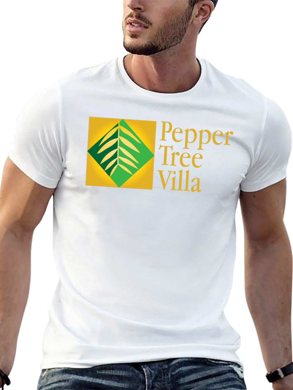 Pepper Tree Villa Black Tee
