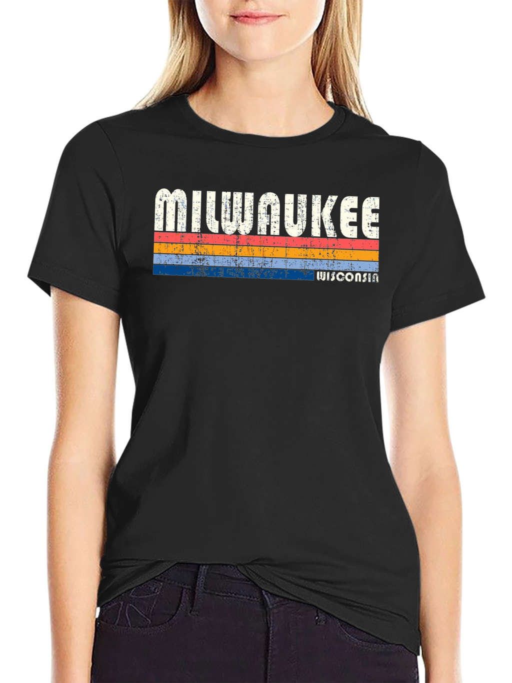 Milwaukee Wisconsin Retro Graphic T-Shirt