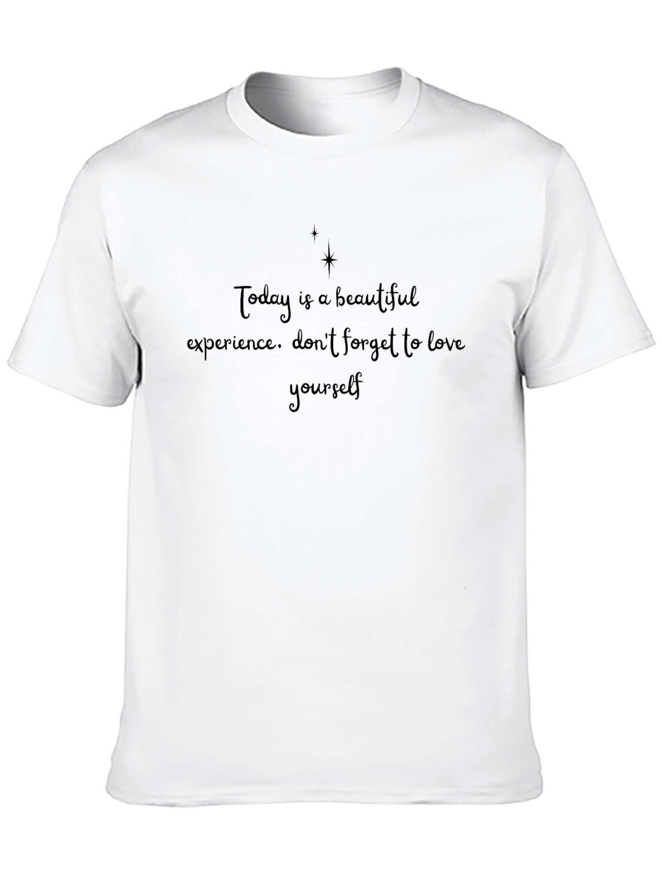 Inspirational Graphic Tee - Love Yourself Design