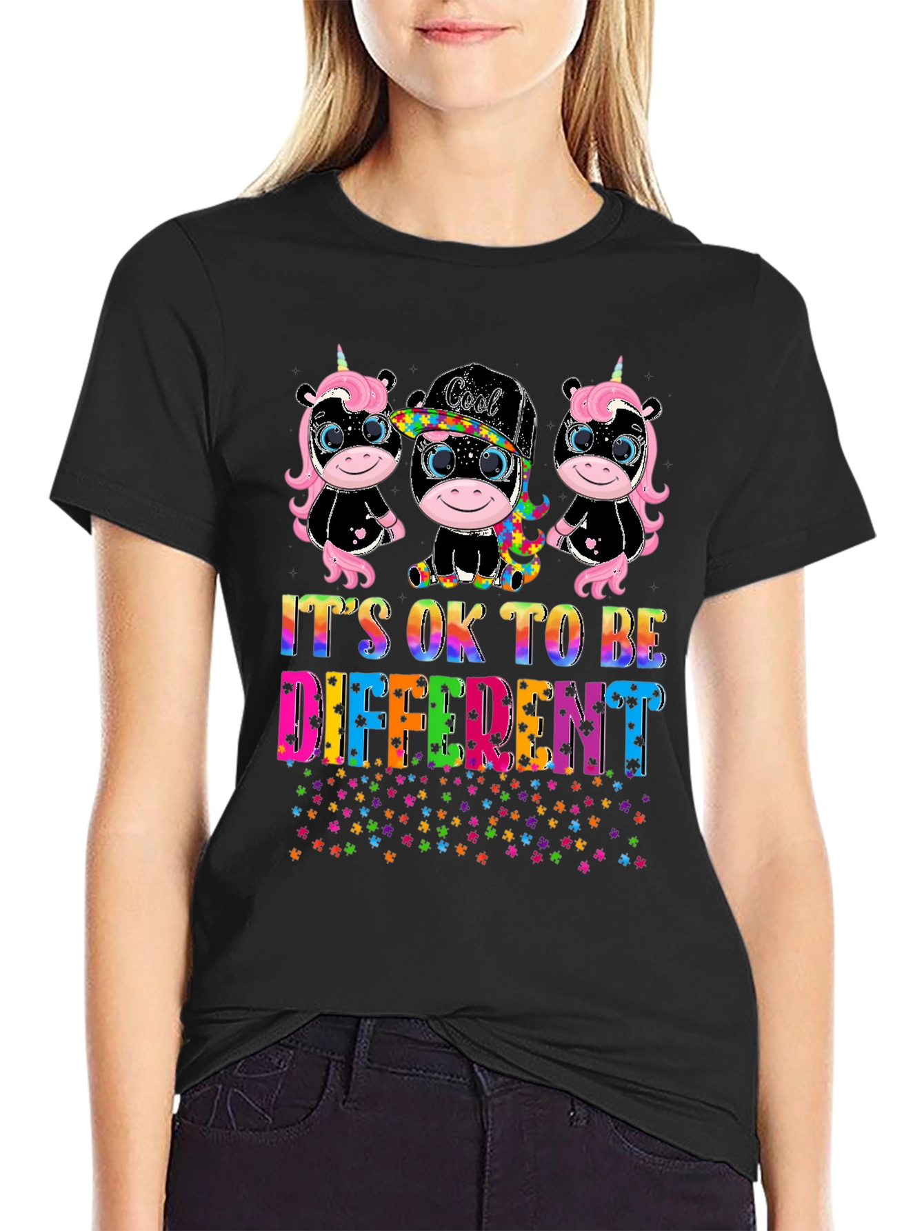 Its OK To Be Different Unicorn Tee