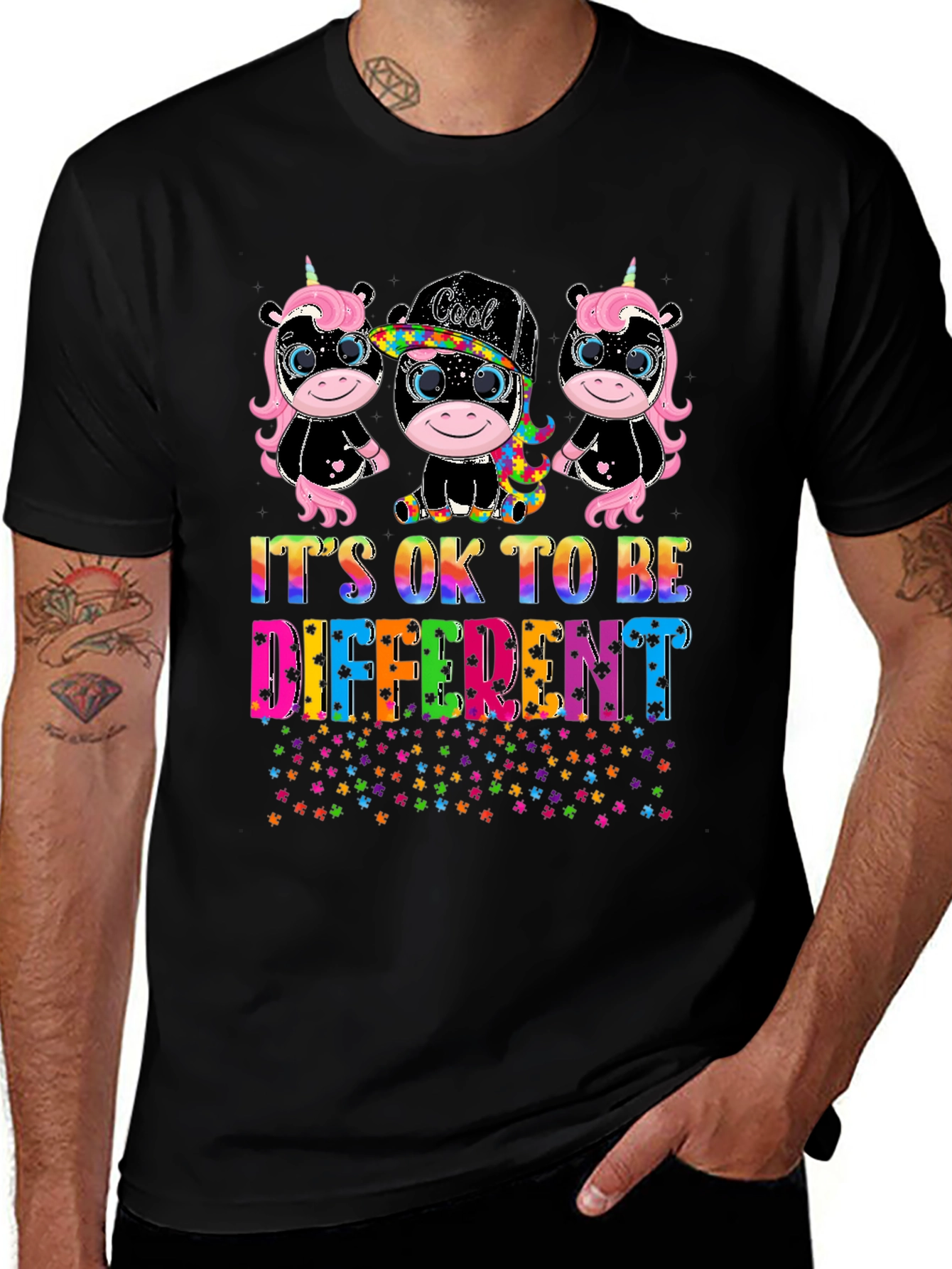 Its OK To Be Different Unicorn Tee